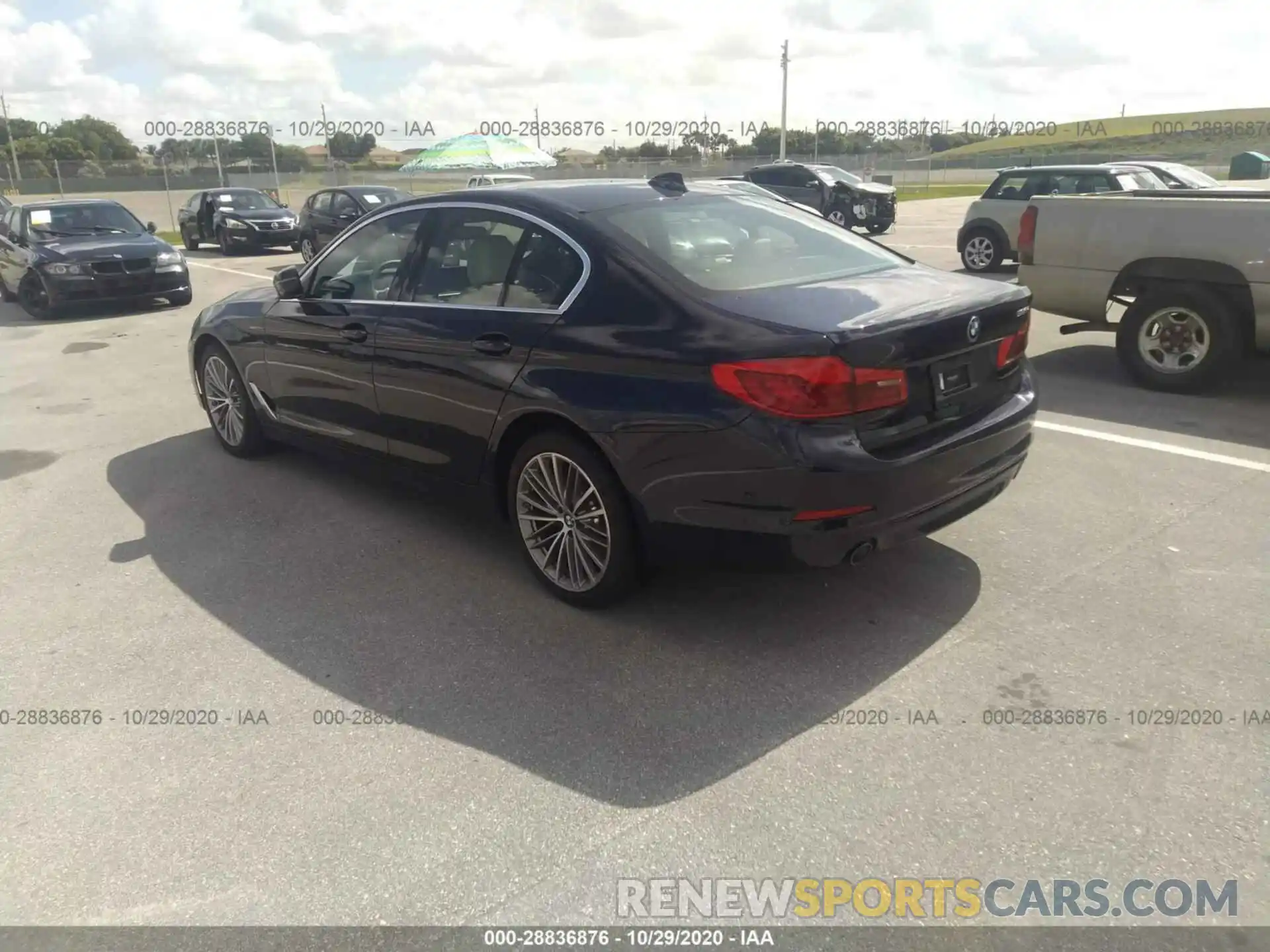 3 Photograph of a damaged car WBAJR3C0XLWW67003 BMW 5 SERIES 2020