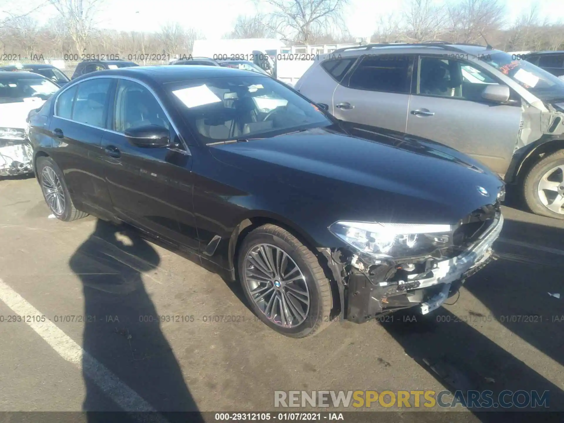 1 Photograph of a damaged car WBAJR7C00LCD61388 BMW 5 SERIES 2020