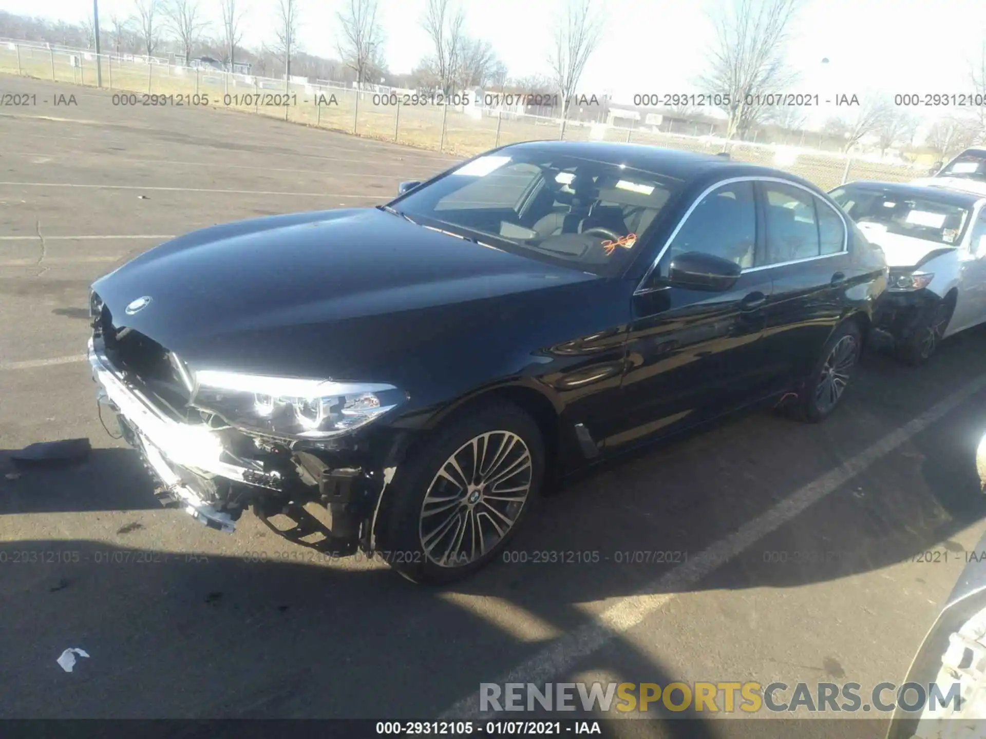 2 Photograph of a damaged car WBAJR7C00LCD61388 BMW 5 SERIES 2020