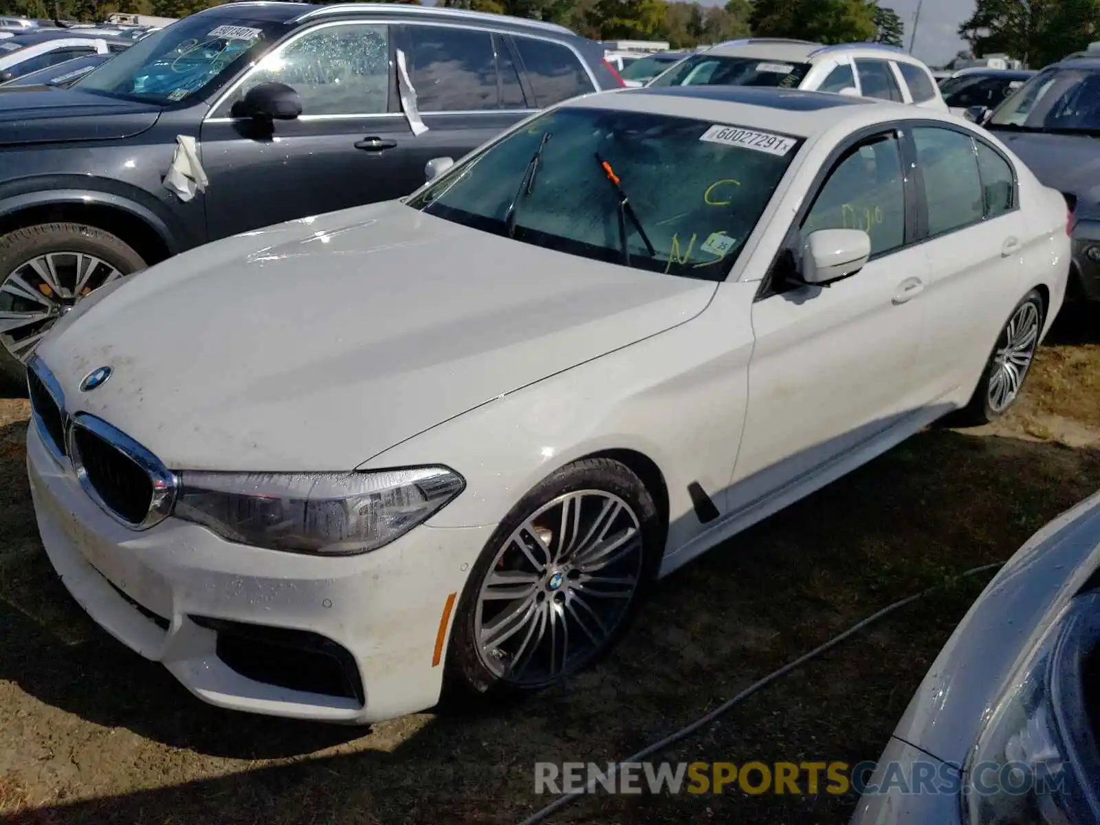 2 Photograph of a damaged car WBAJR7C01LCD75316 BMW 5 SERIES 2020