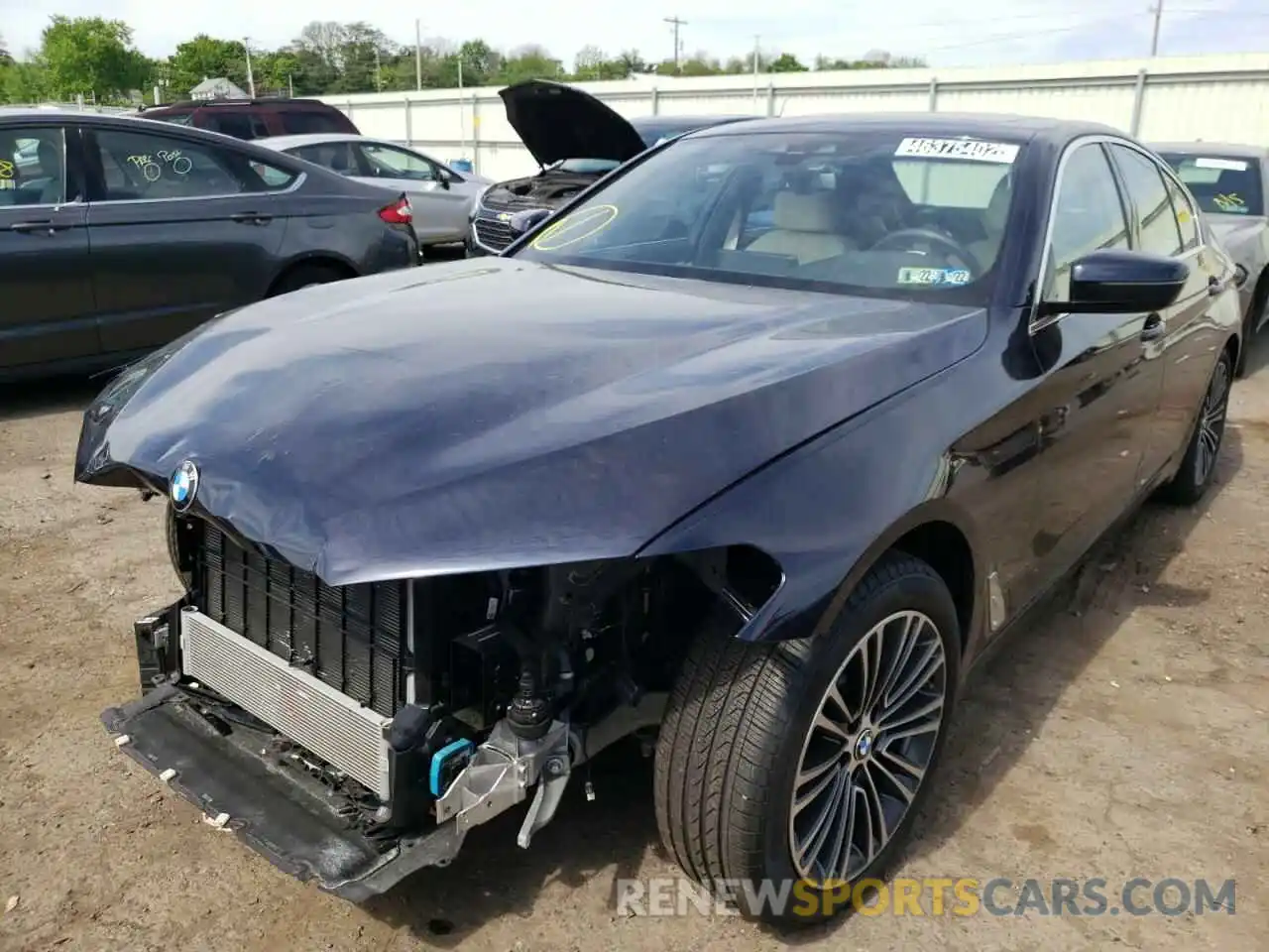 2 Photograph of a damaged car WBAJR7C01LWW68662 BMW 5 SERIES 2020