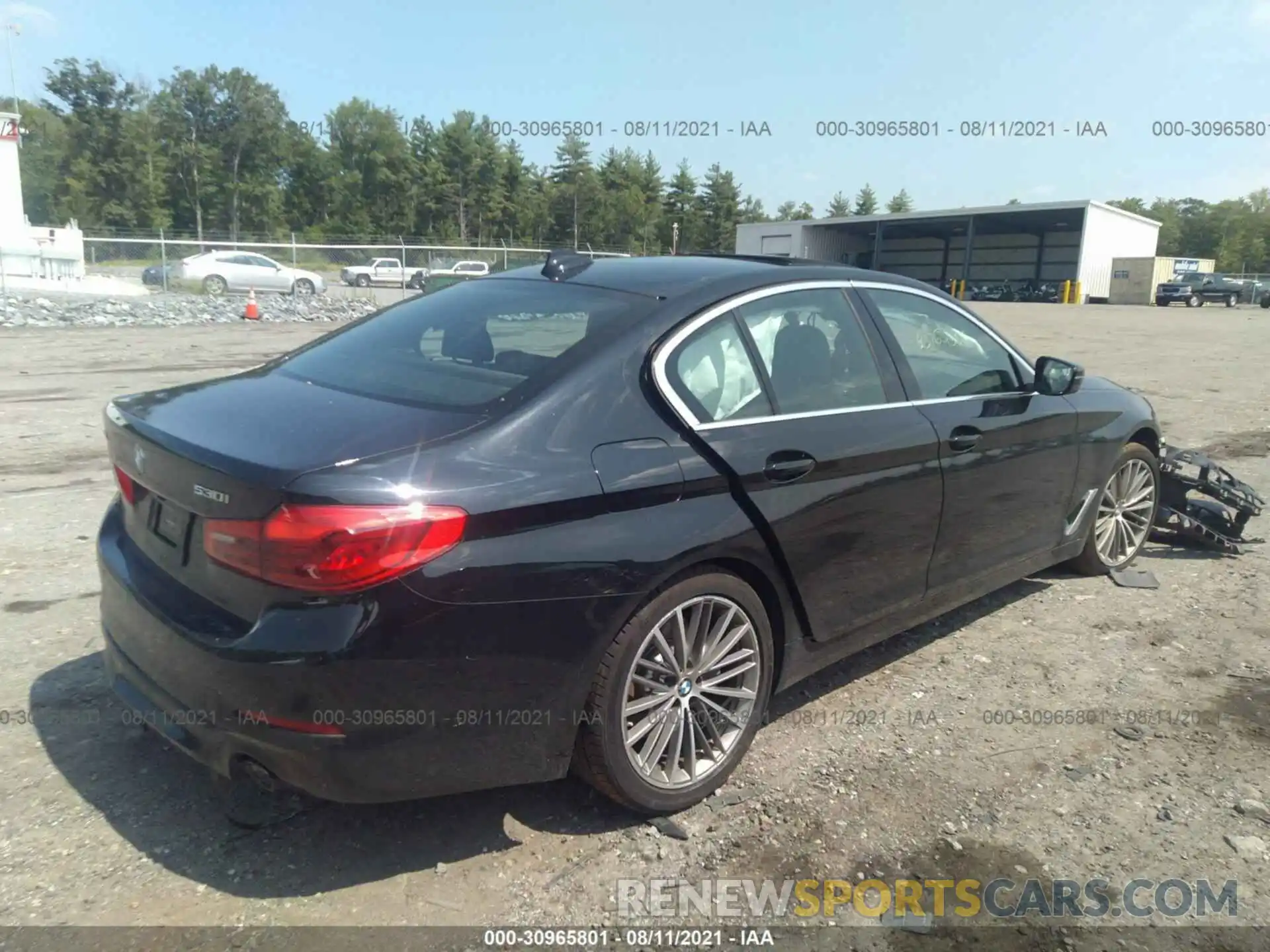 4 Фотография поврежденного автомобиля WBAJR7C02LCE55109 BMW 5 SERIES 2020