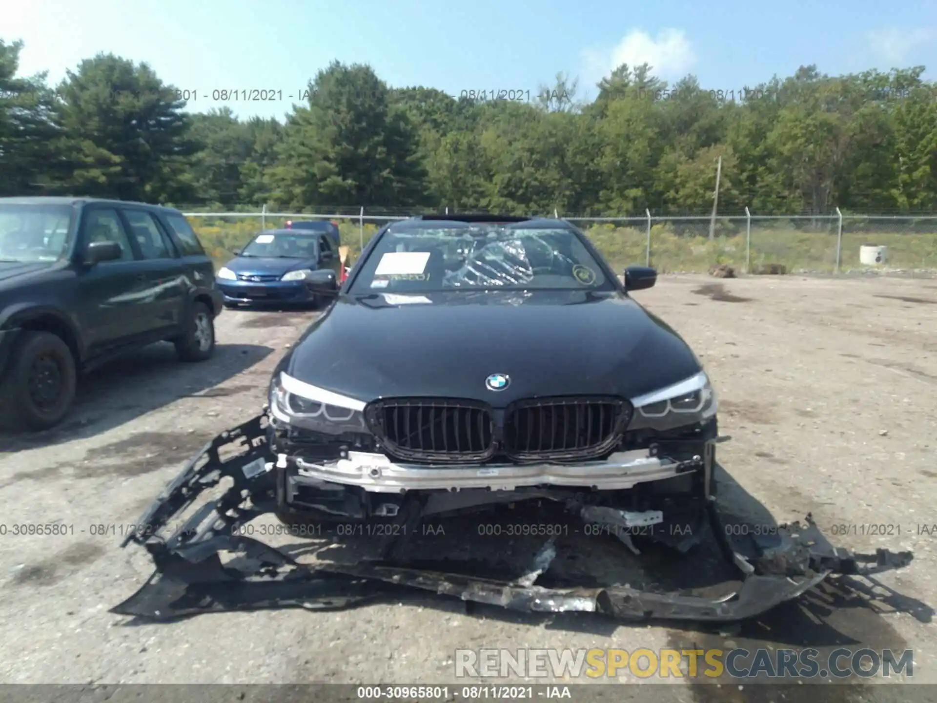 6 Photograph of a damaged car WBAJR7C02LCE55109 BMW 5 SERIES 2020