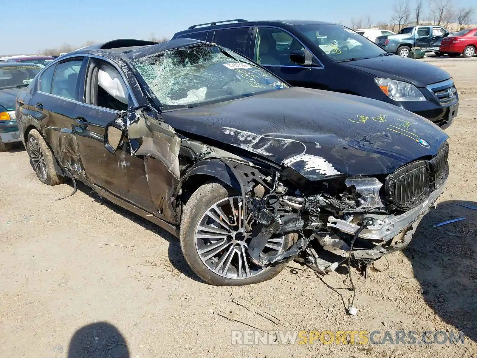 1 Photograph of a damaged car WBAJR7C02LWW64619 BMW 5 SERIES 2020