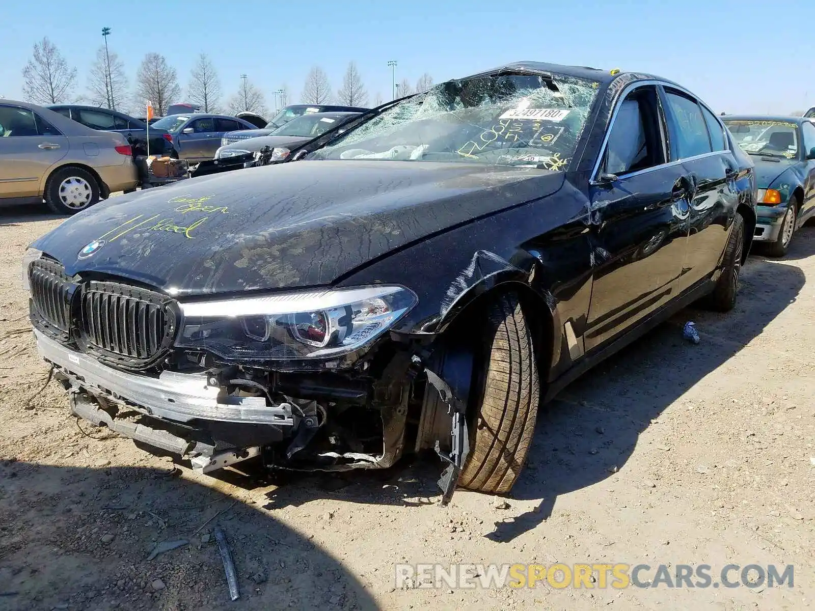 2 Photograph of a damaged car WBAJR7C02LWW64619 BMW 5 SERIES 2020