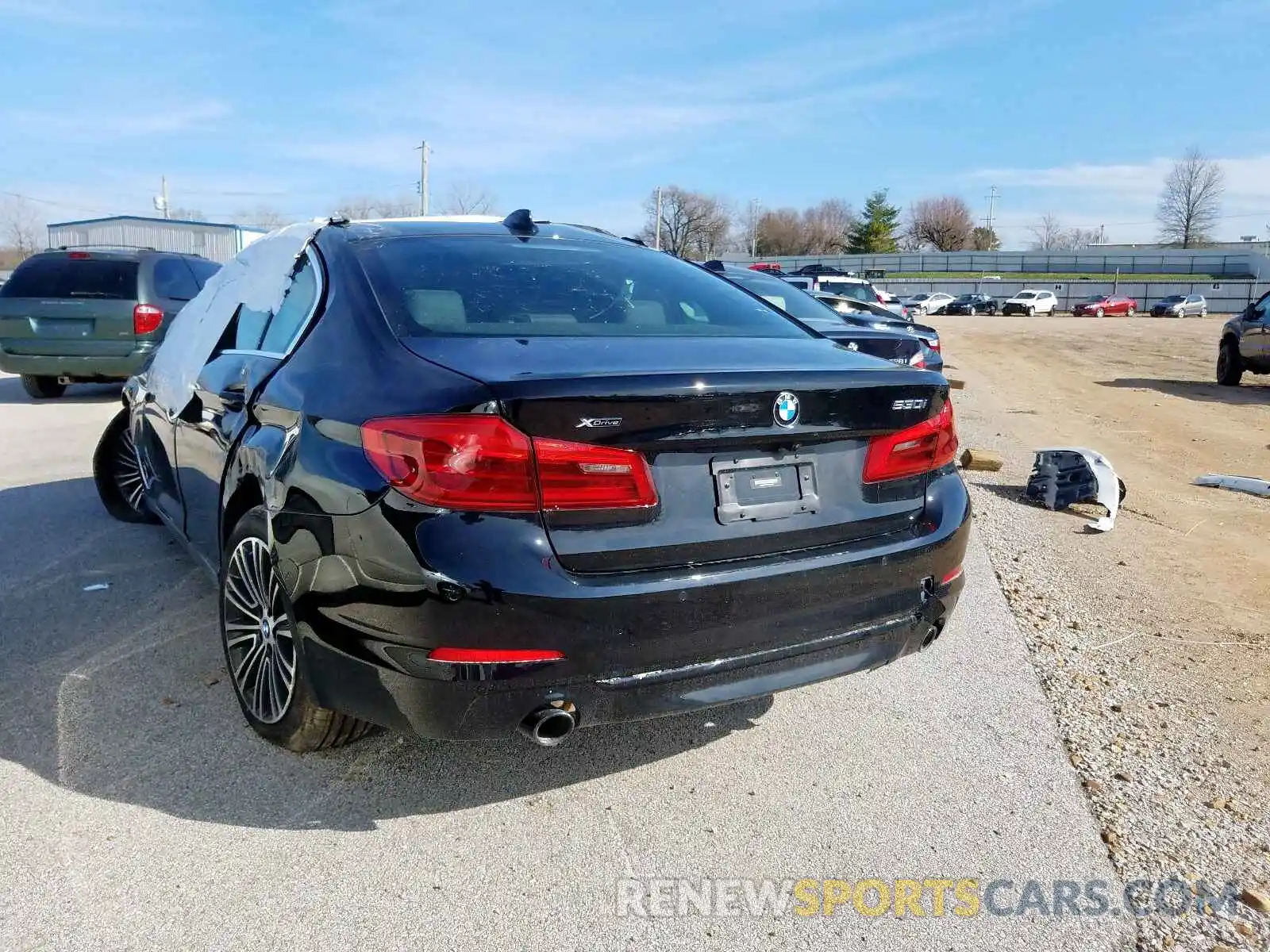 3 Photograph of a damaged car WBAJR7C02LWW64619 BMW 5 SERIES 2020