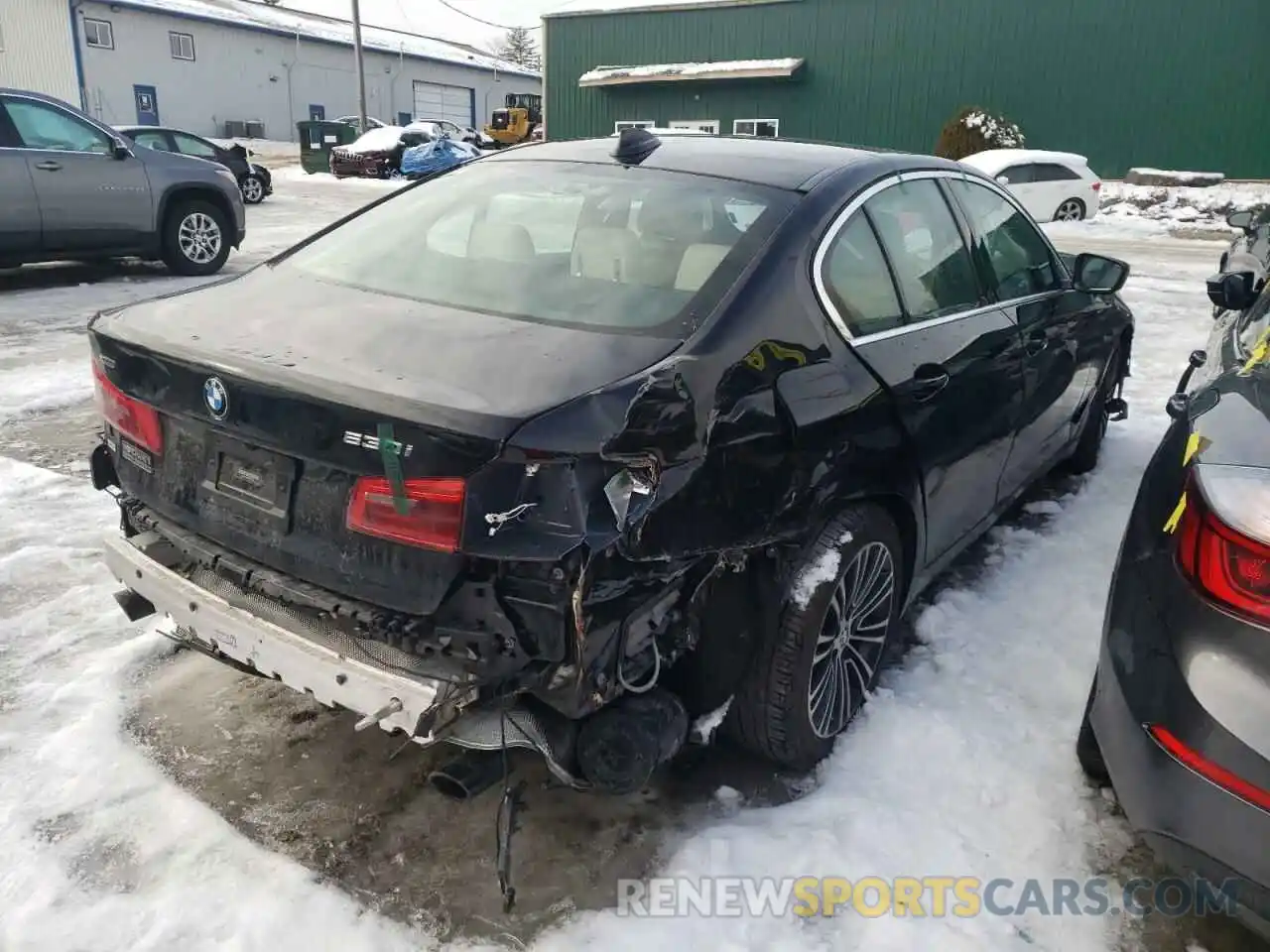 4 Photograph of a damaged car WBAJR7C02LWW65222 BMW 5 SERIES 2020