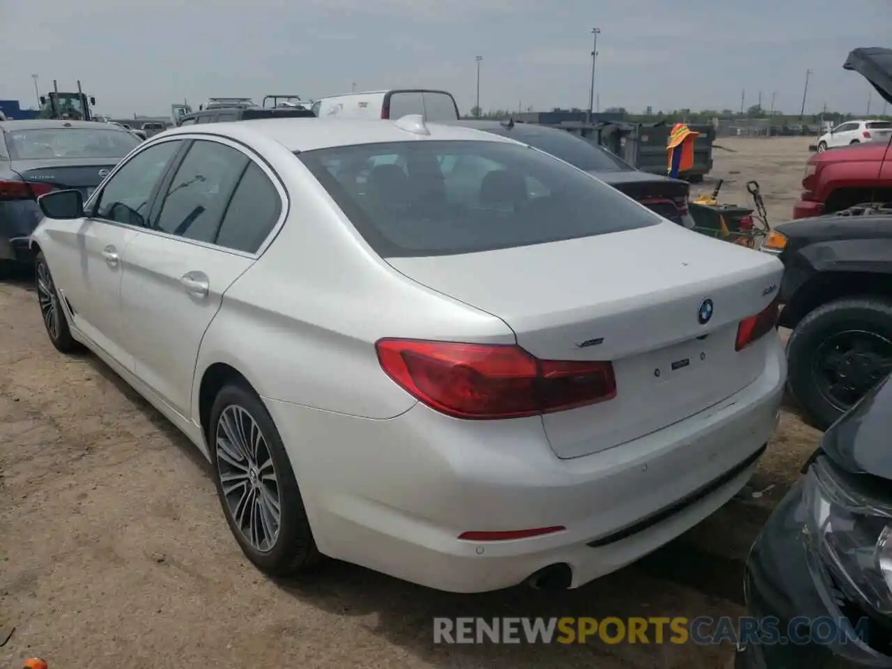 3 Photograph of a damaged car WBAJR7C02LWW77323 BMW 5 SERIES 2020