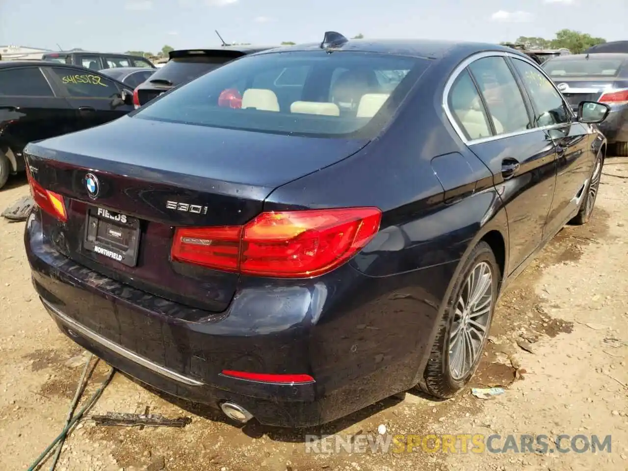 4 Photograph of a damaged car WBAJR7C03LBP96456 BMW 5 SERIES 2020