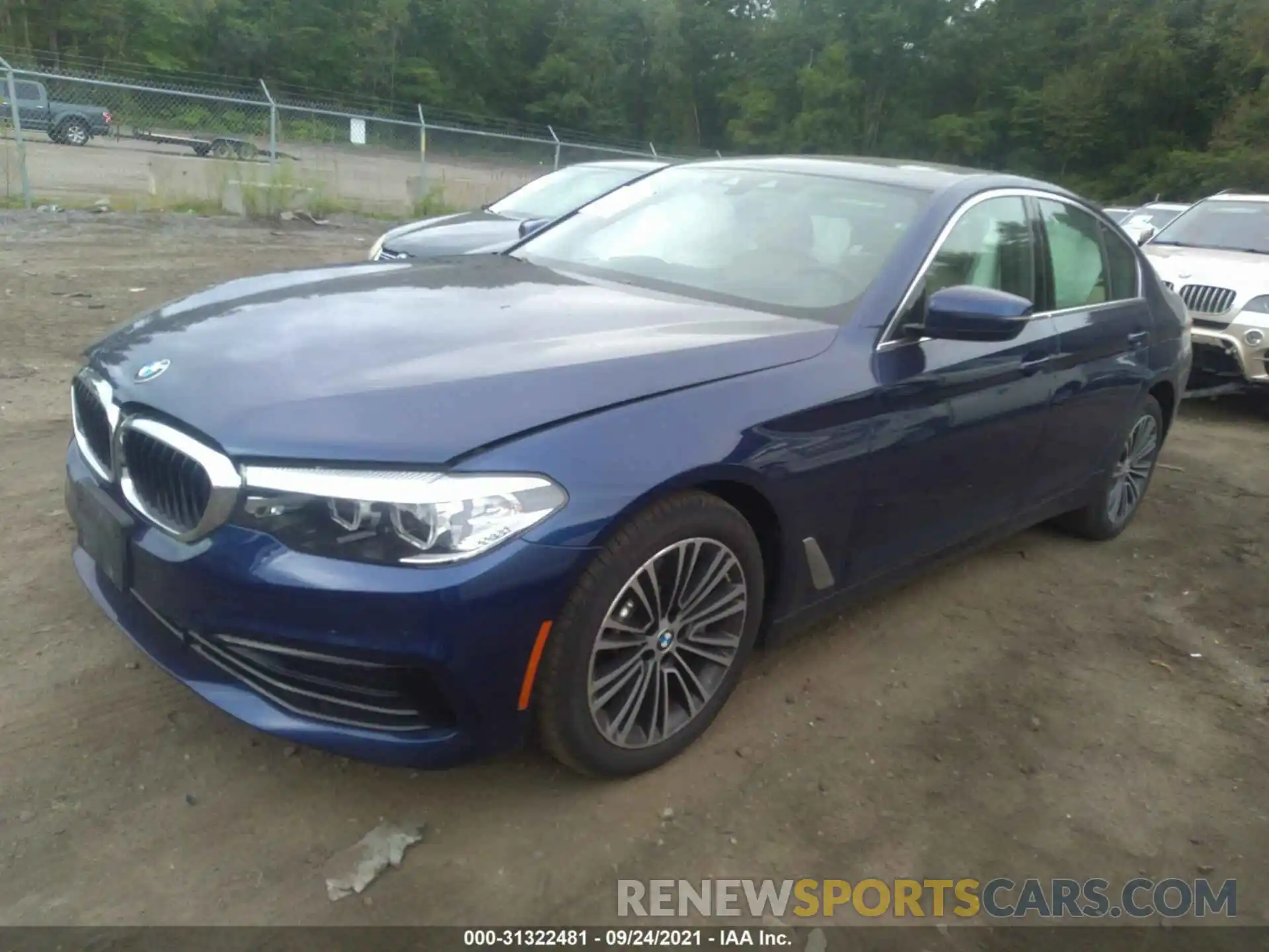 2 Photograph of a damaged car WBAJR7C03LCE48704 BMW 5 SERIES 2020