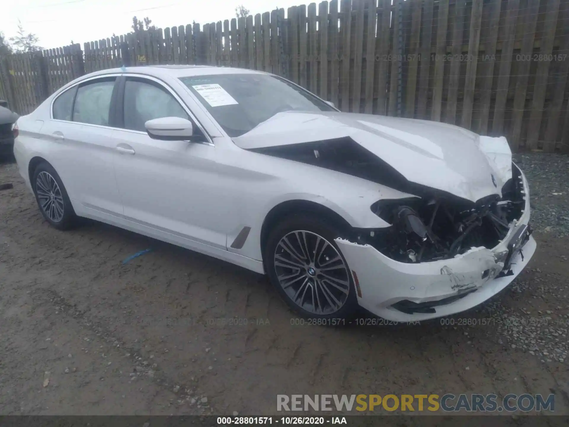 1 Photograph of a damaged car WBAJR7C04LCD98766 BMW 5 SERIES 2020