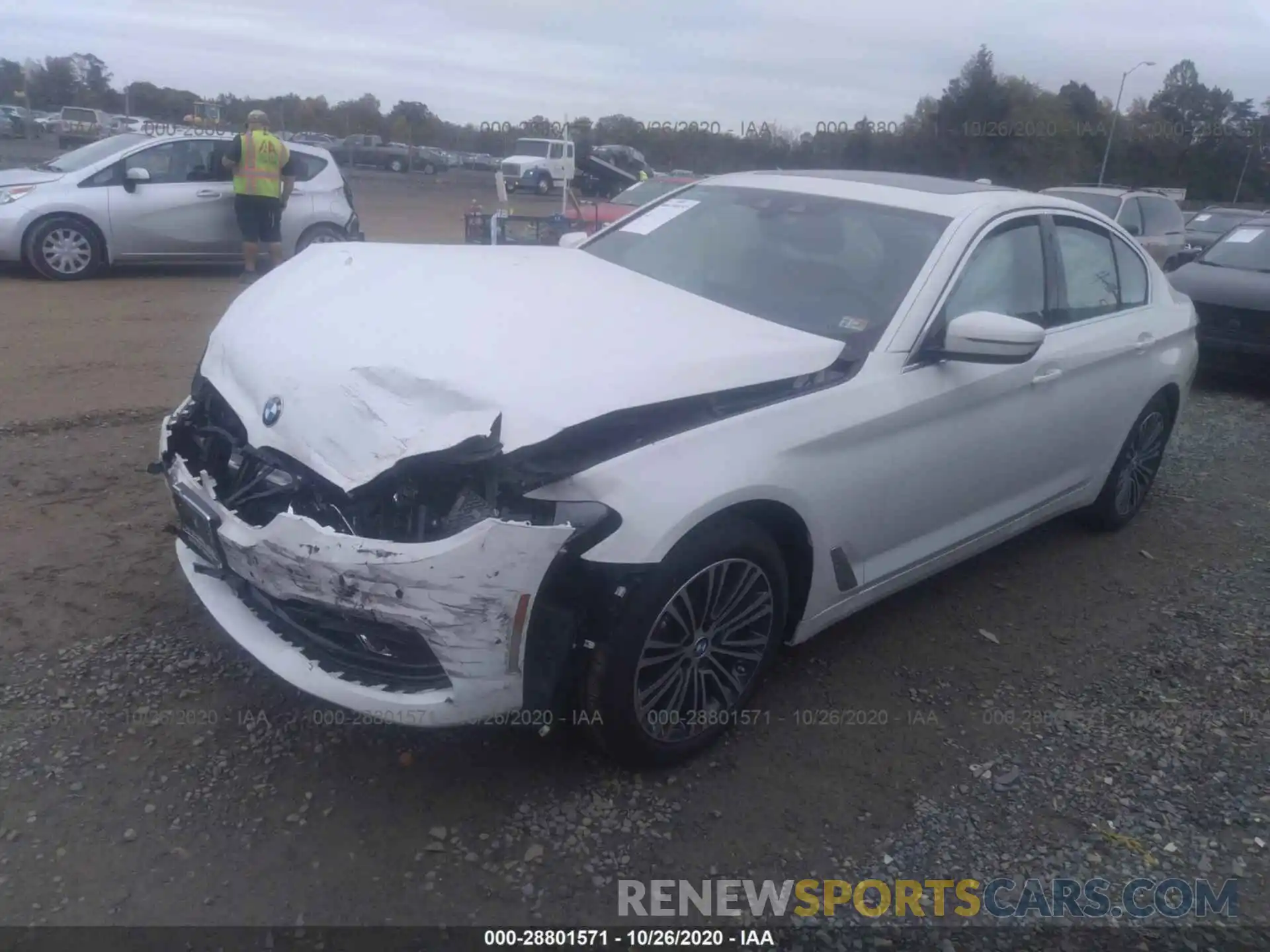 2 Photograph of a damaged car WBAJR7C04LCD98766 BMW 5 SERIES 2020