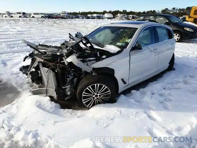 2 Photograph of a damaged car WBAJR7C04LCE47142 BMW 5 SERIES 2020