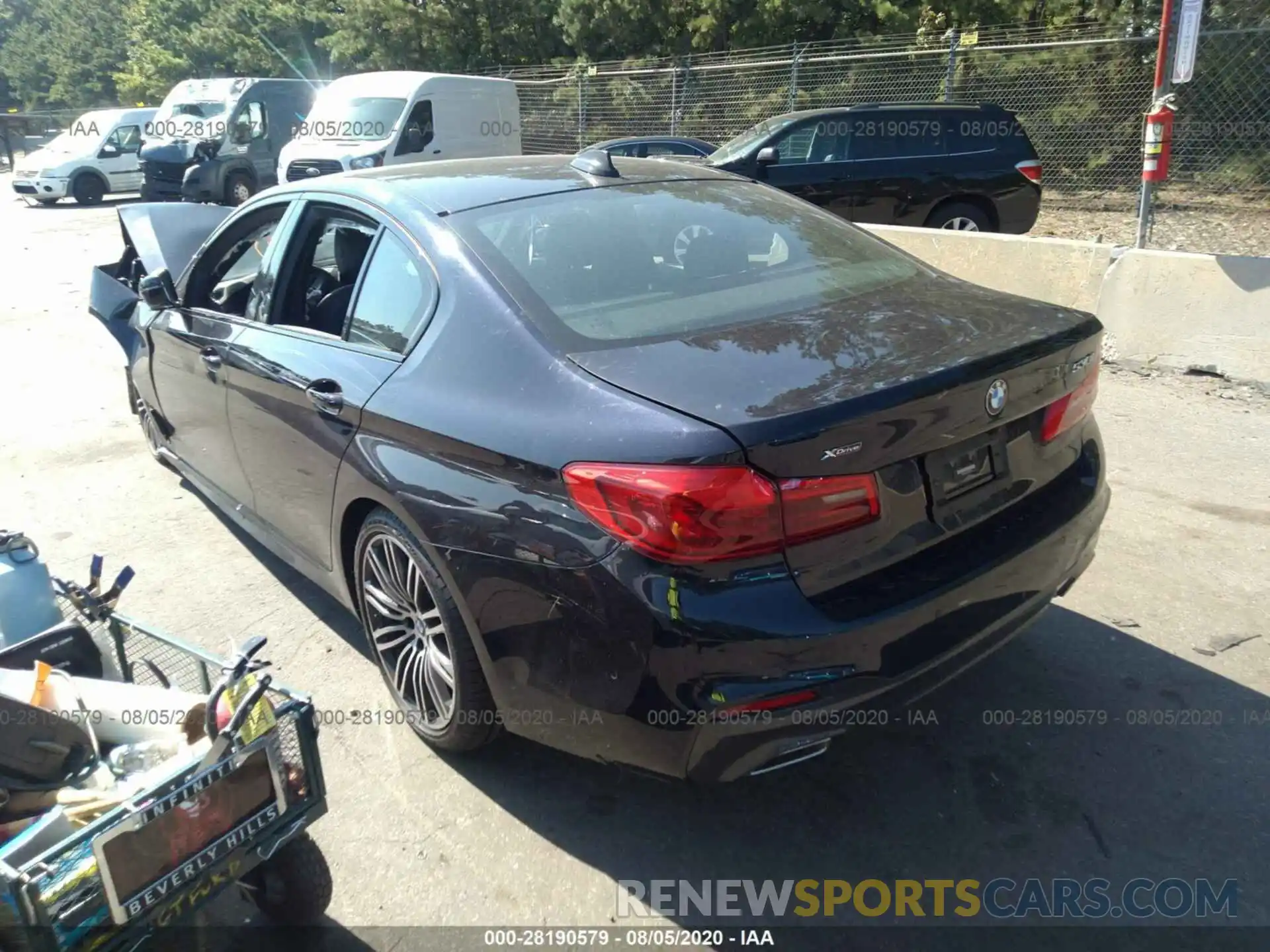 3 Photograph of a damaged car WBAJR7C06LCE09234 BMW 5 SERIES 2020