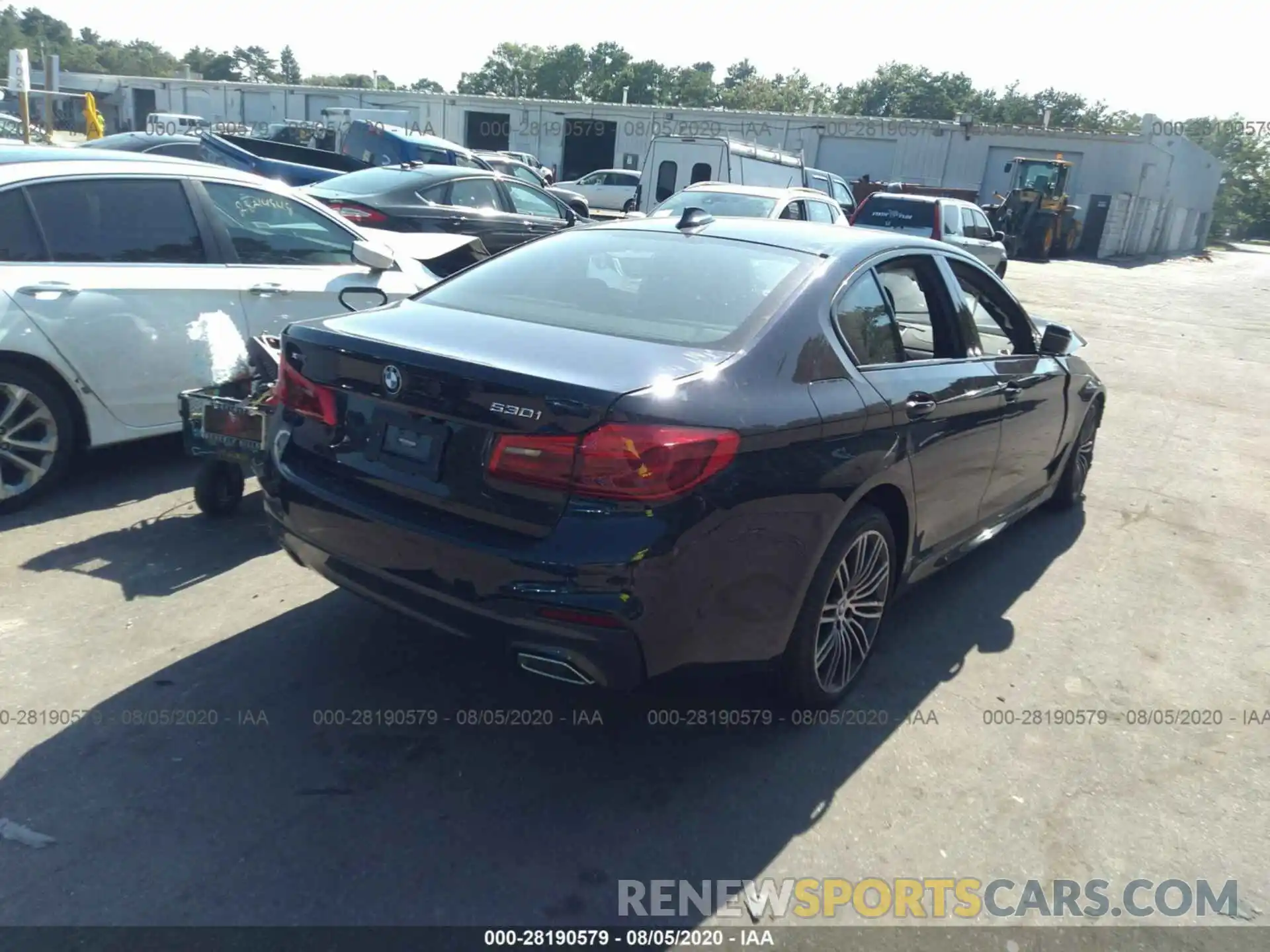 4 Photograph of a damaged car WBAJR7C06LCE09234 BMW 5 SERIES 2020