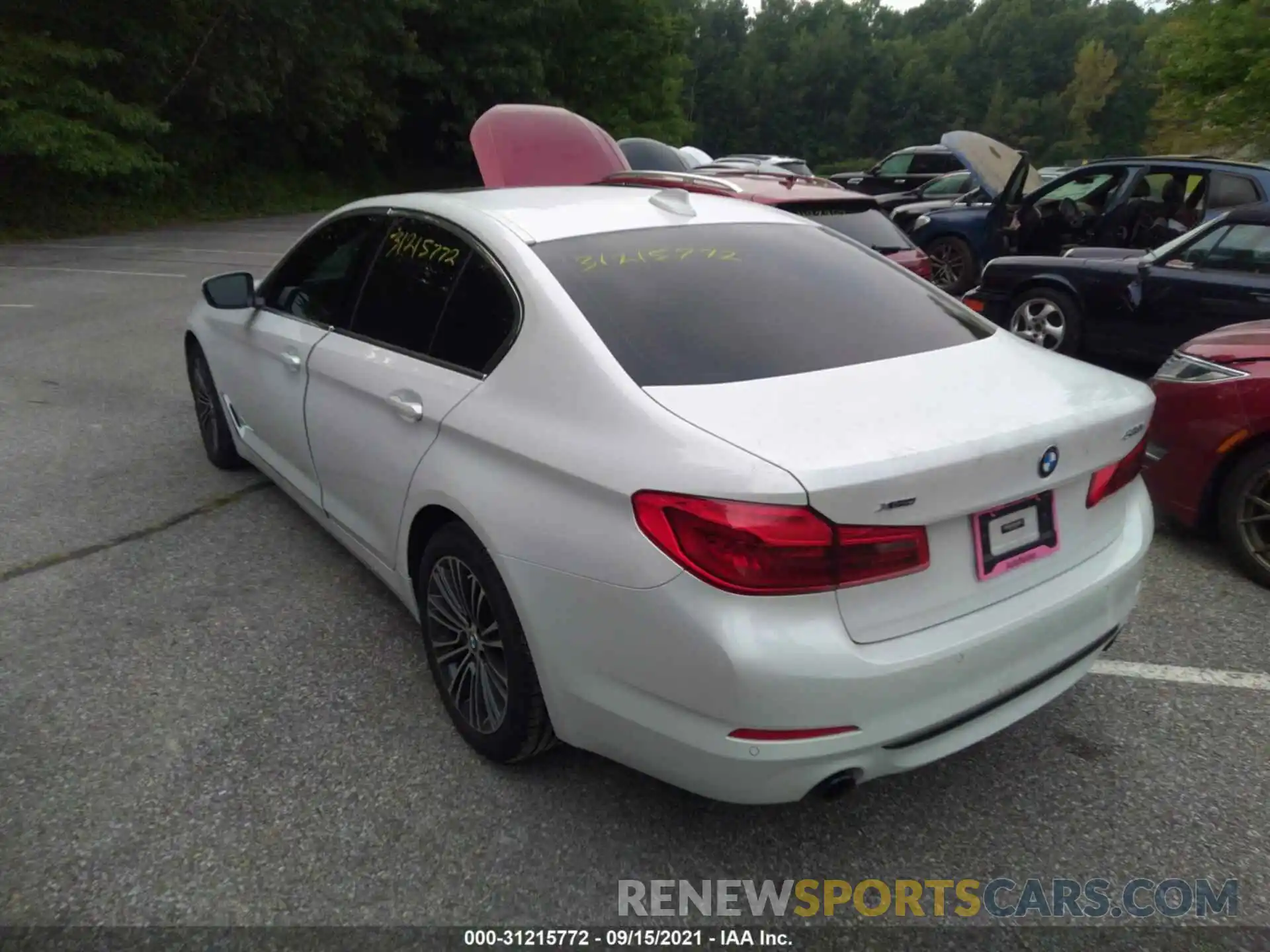 3 Photograph of a damaged car WBAJR7C06LWW67636 BMW 5 SERIES 2020