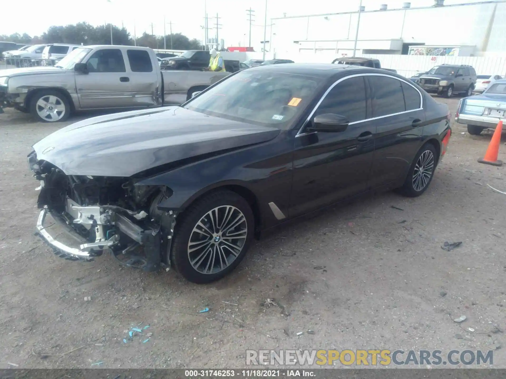 2 Photograph of a damaged car WBAJR7C06LWW79978 BMW 5 SERIES 2020