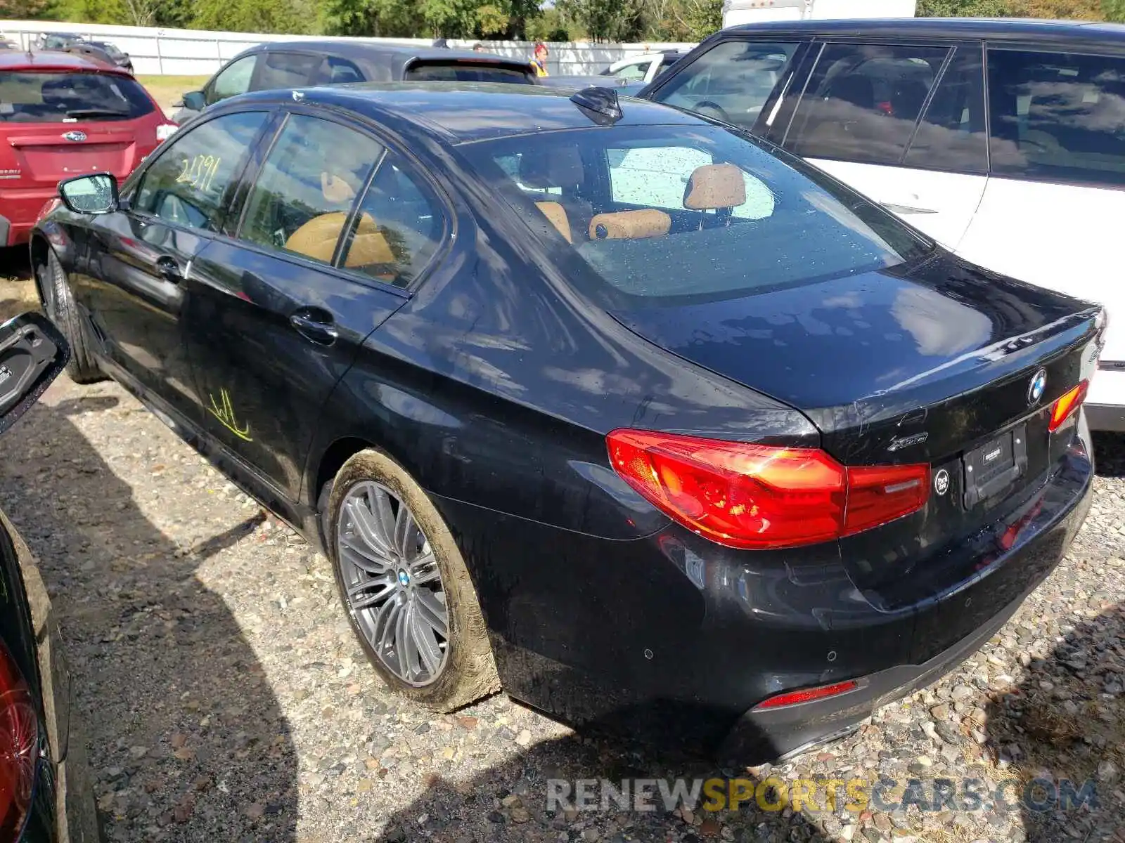 3 Photograph of a damaged car WBAJR7C07LCD72629 BMW 5 SERIES 2020