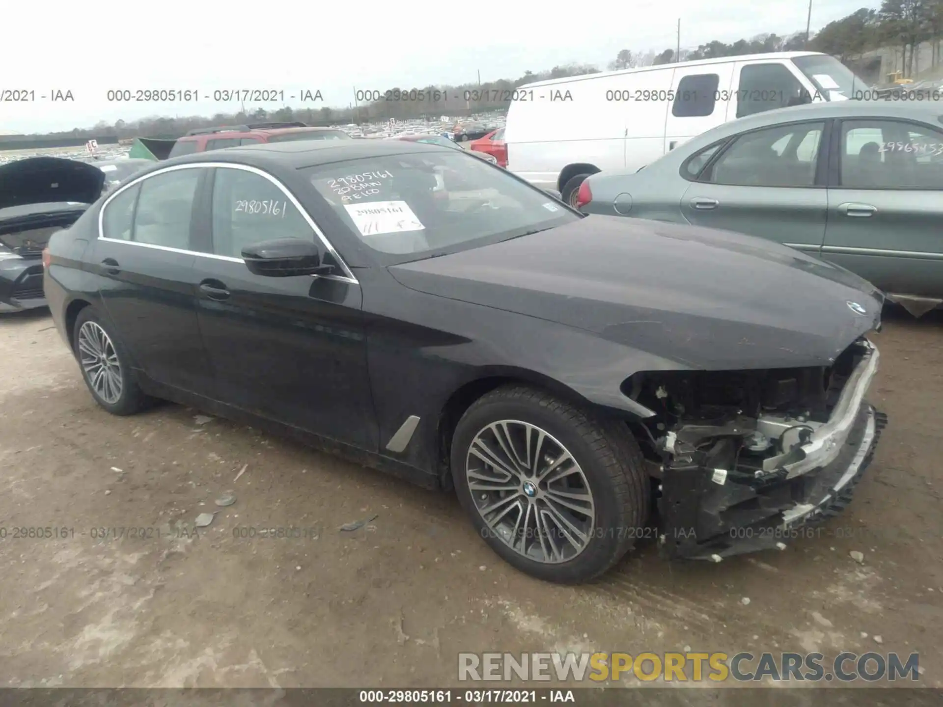 1 Фотография поврежденного автомобиля WBAJR7C07LCD76552 BMW 5 SERIES 2020