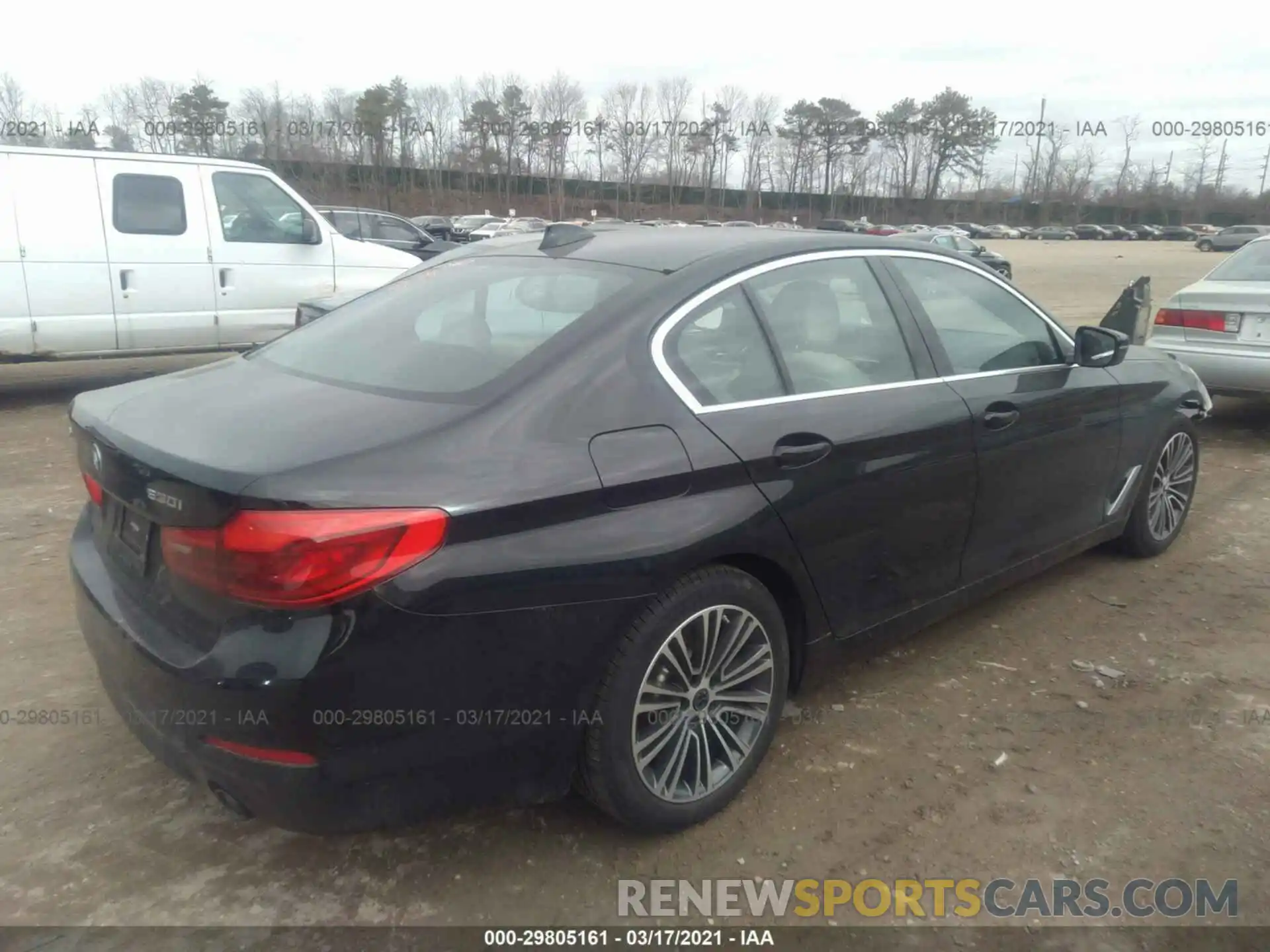 4 Фотография поврежденного автомобиля WBAJR7C07LCD76552 BMW 5 SERIES 2020