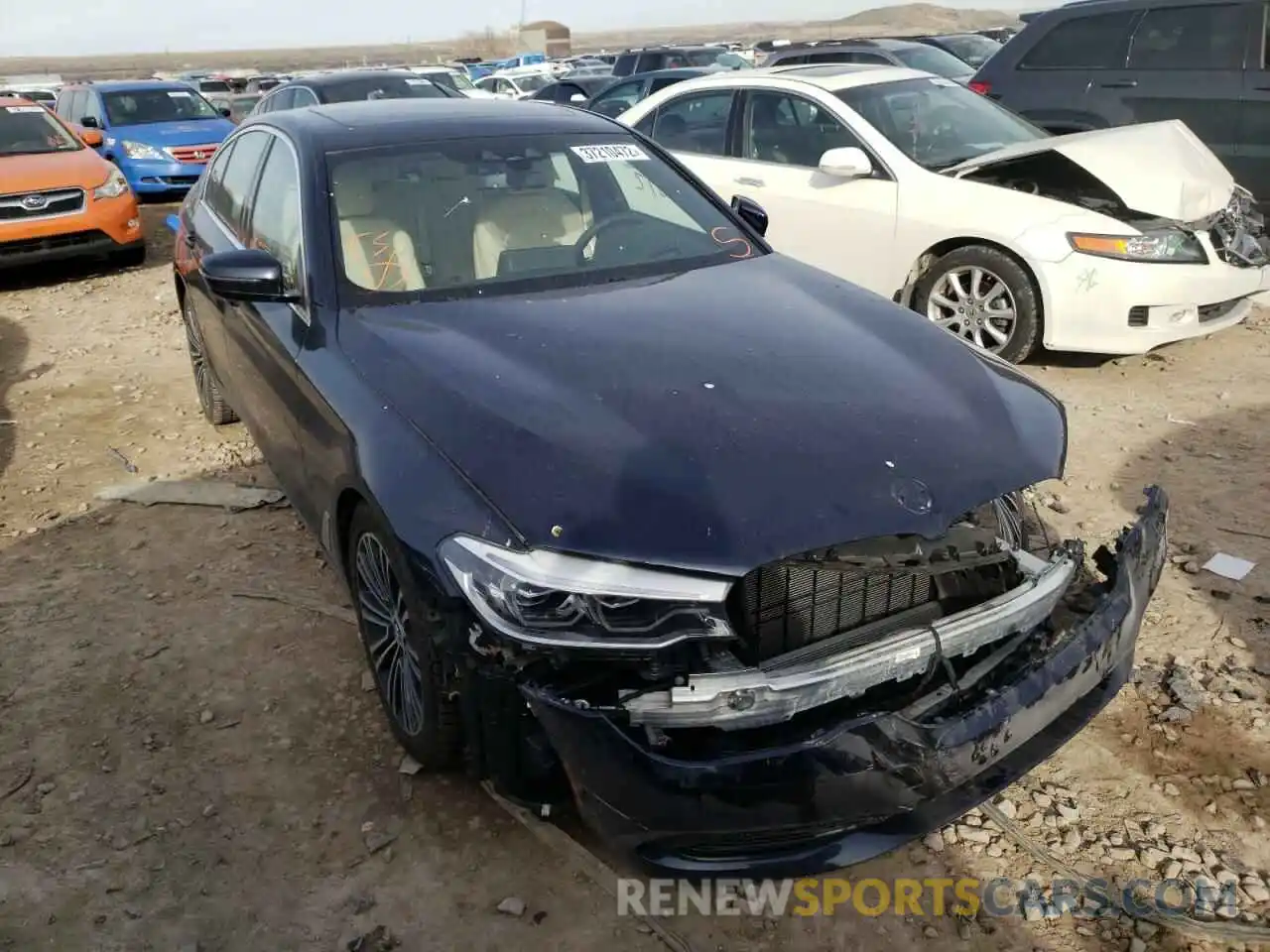 1 Photograph of a damaged car WBAJR7C07LWW63353 BMW 5 SERIES 2020