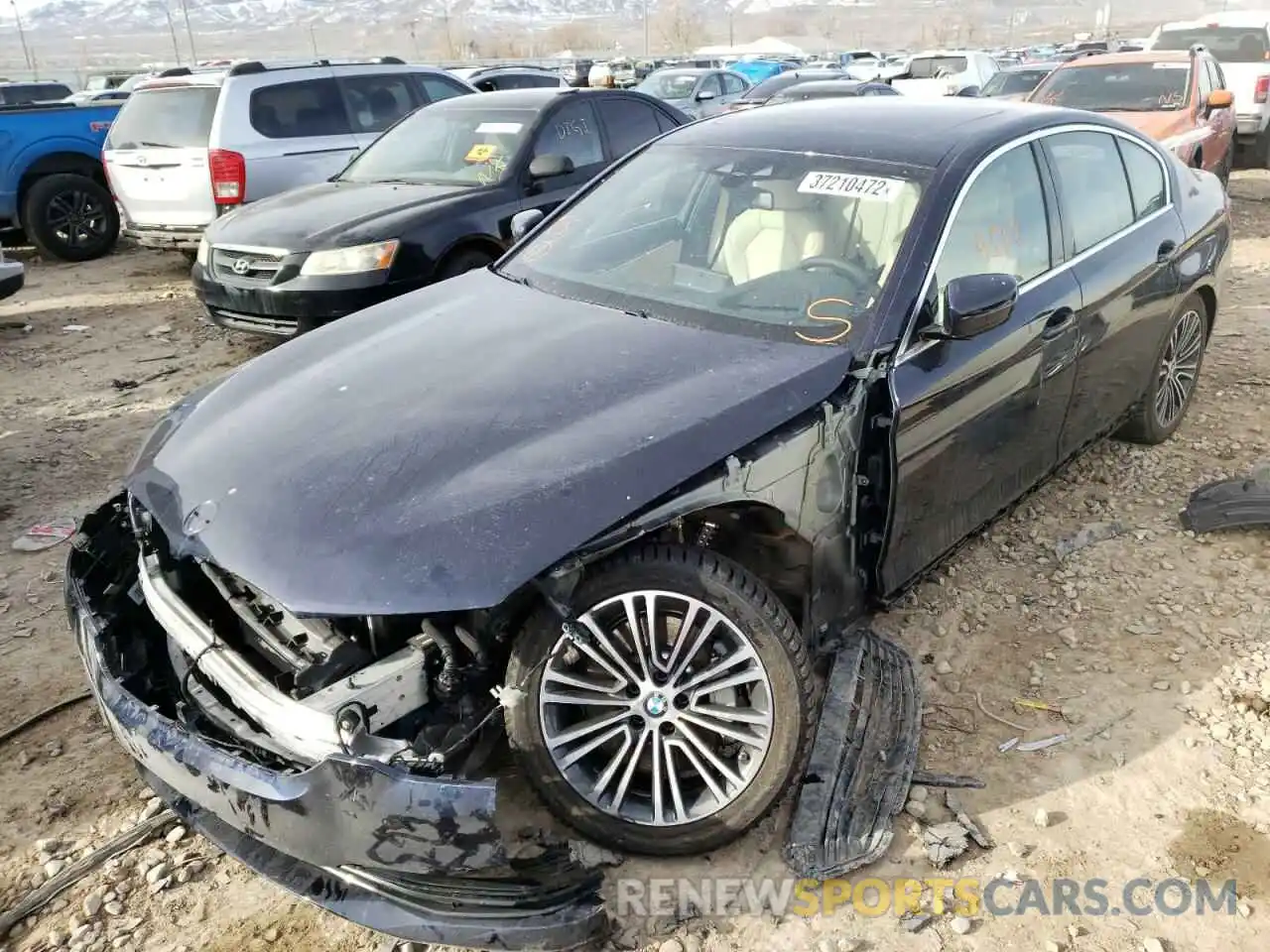 2 Photograph of a damaged car WBAJR7C07LWW63353 BMW 5 SERIES 2020