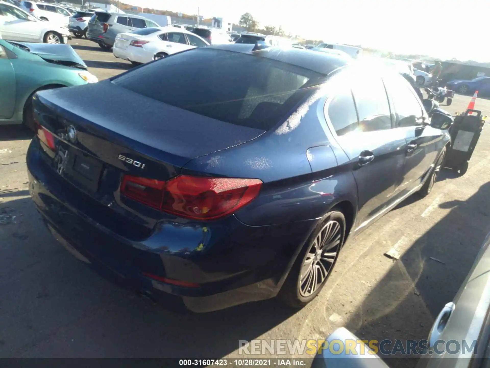 4 Photograph of a damaged car WBAJR7C07LWW66799 BMW 5 SERIES 2020