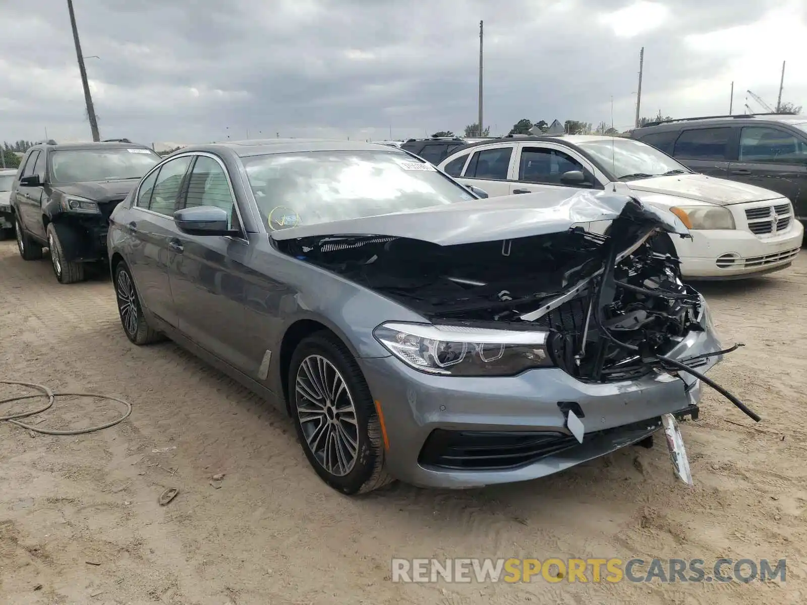 1 Photograph of a damaged car WBAJR7C08LCD78732 BMW 5 SERIES 2020