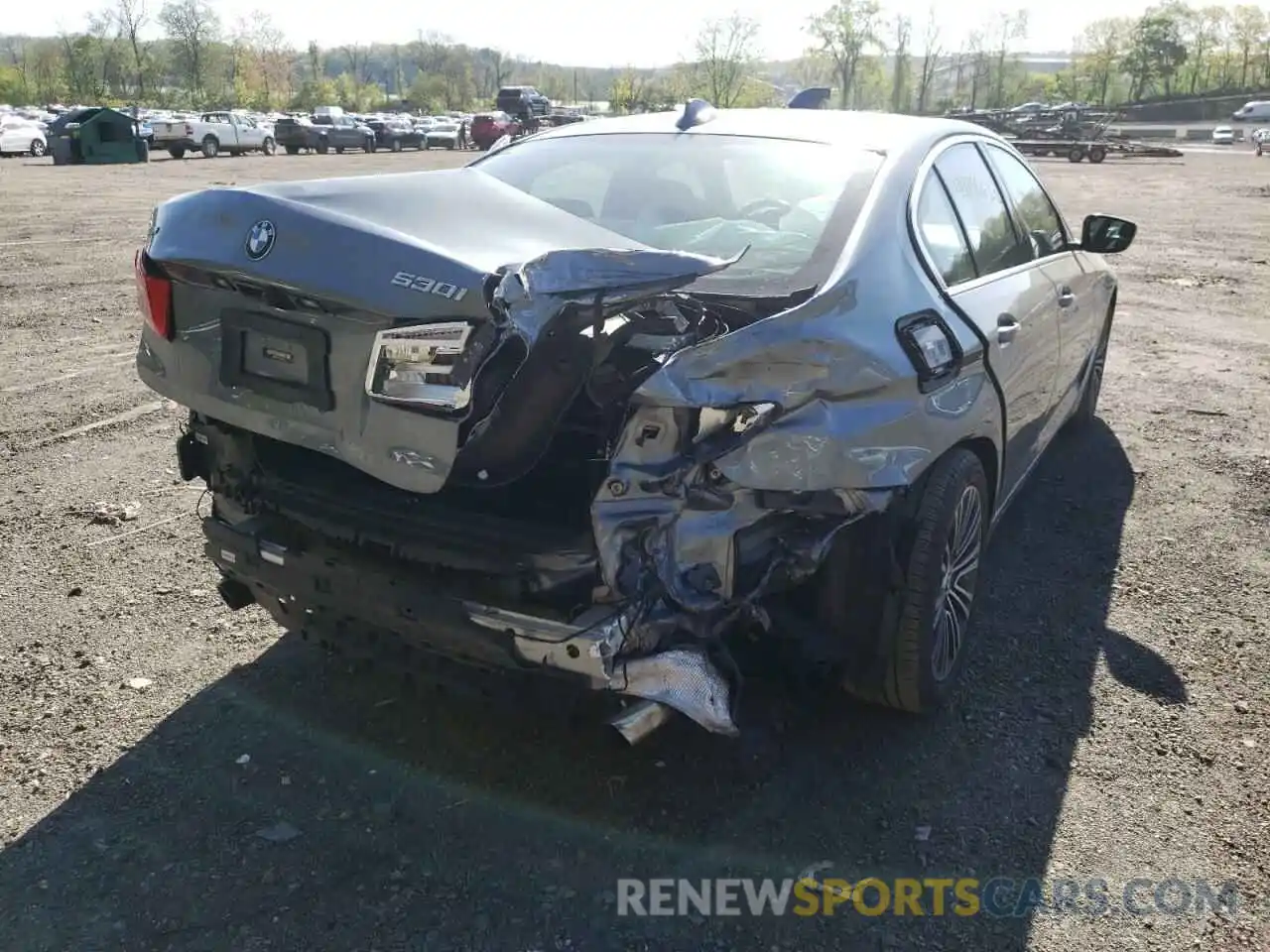 4 Photograph of a damaged car WBAJR7C08LCE07033 BMW 5 SERIES 2020