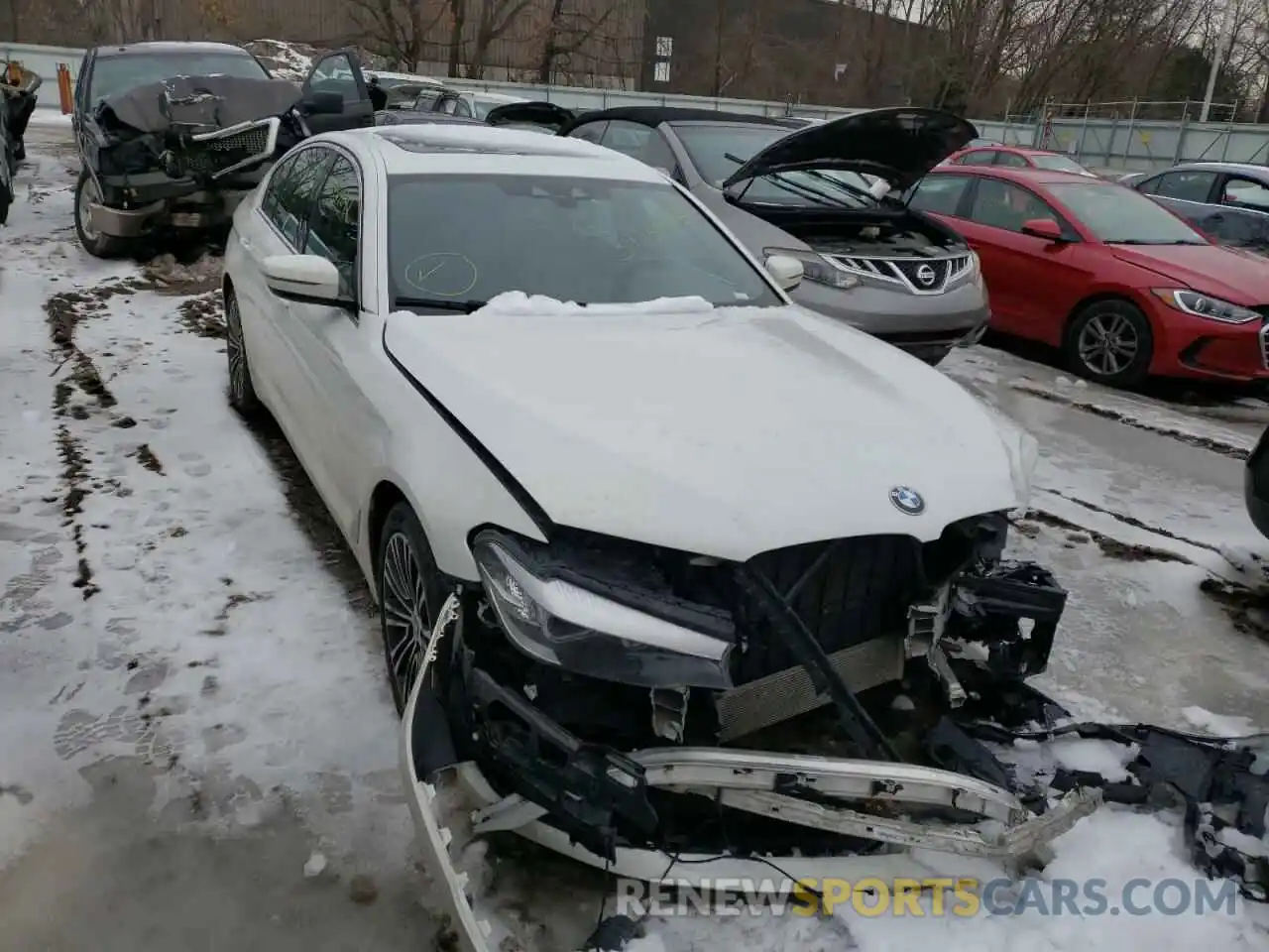 1 Photograph of a damaged car WBAJR7C08LWW65399 BMW 5 SERIES 2020