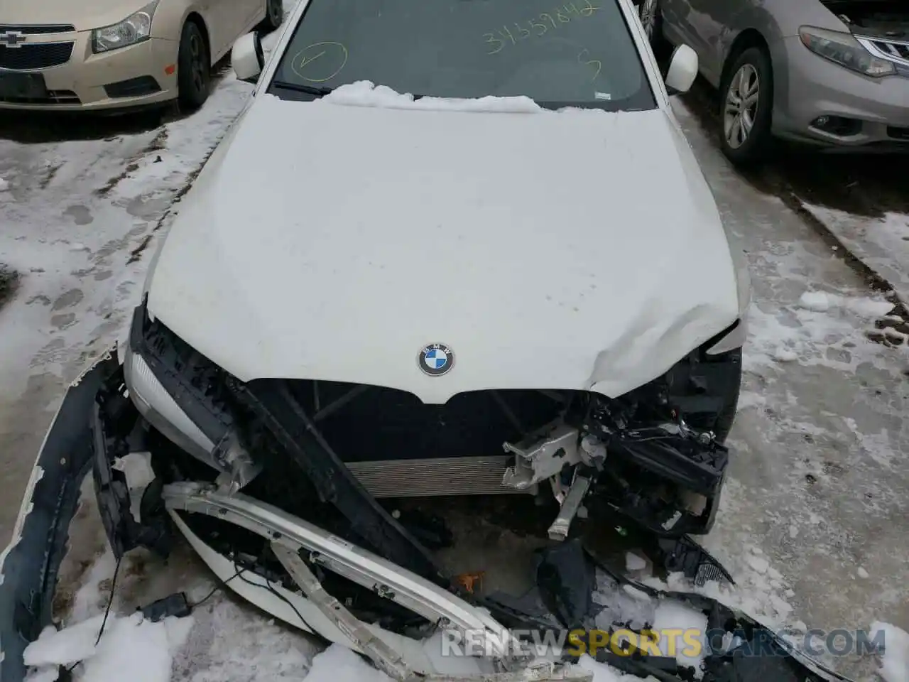 9 Photograph of a damaged car WBAJR7C08LWW65399 BMW 5 SERIES 2020