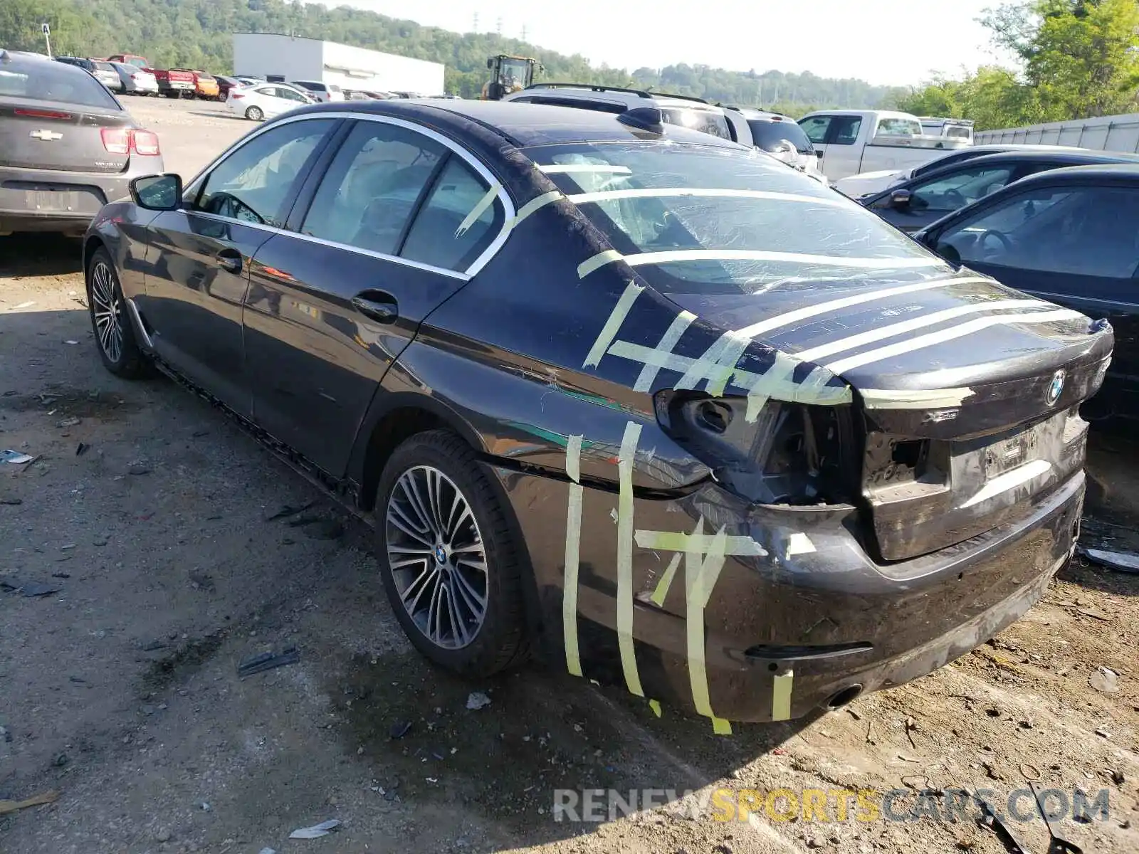 3 Photograph of a damaged car WBAJR7C08LWW75348 BMW 5 SERIES 2020