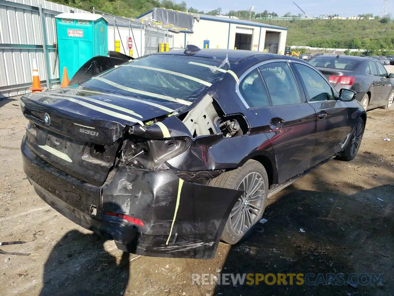 4 Photograph of a damaged car WBAJR7C08LWW75348 BMW 5 SERIES 2020