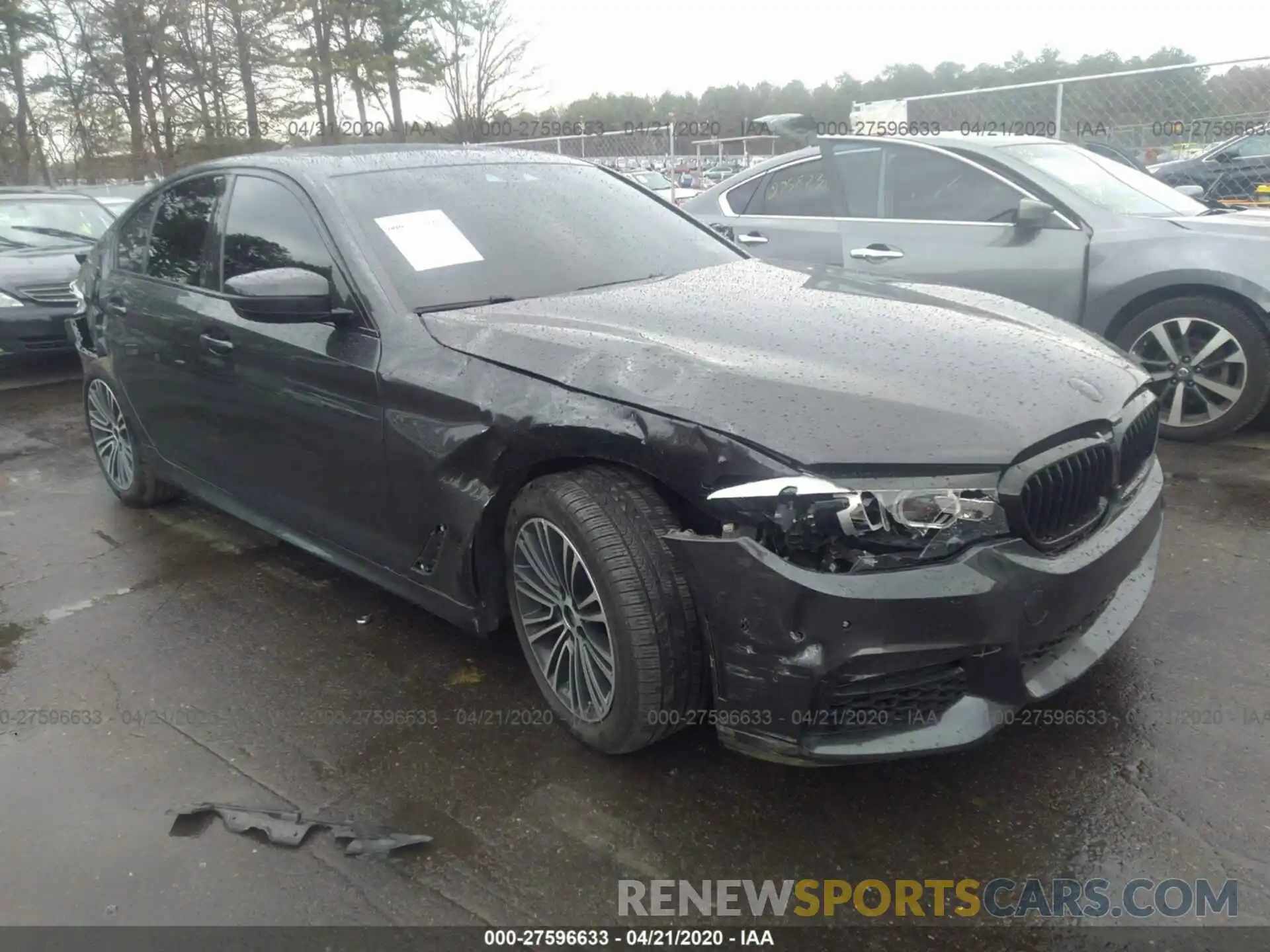 1 Photograph of a damaged car WBAJR7C09LCD20791 BMW 5 SERIES 2020