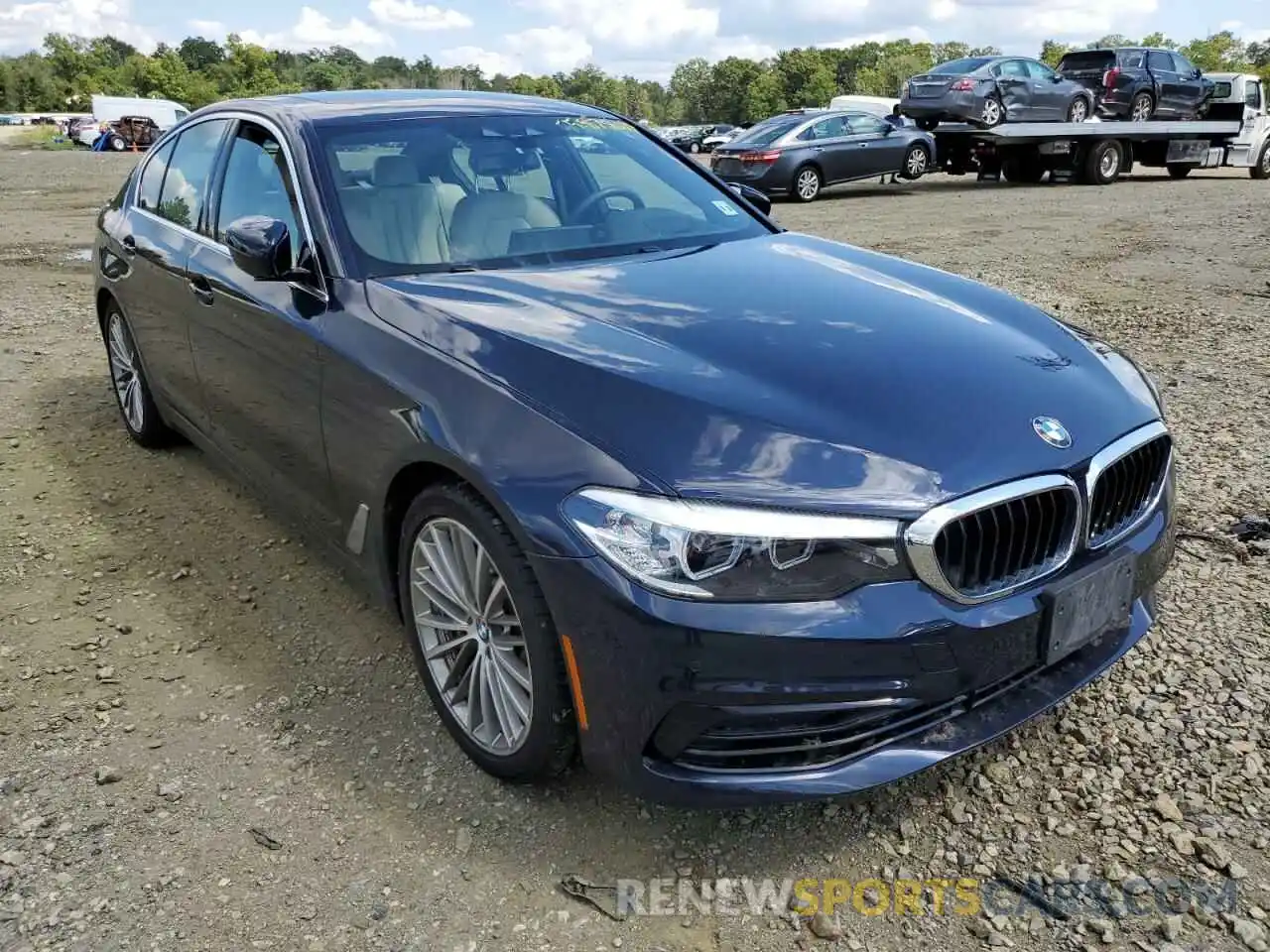 1 Photograph of a damaged car WBAJR7C09LCD78562 BMW 5 SERIES 2020