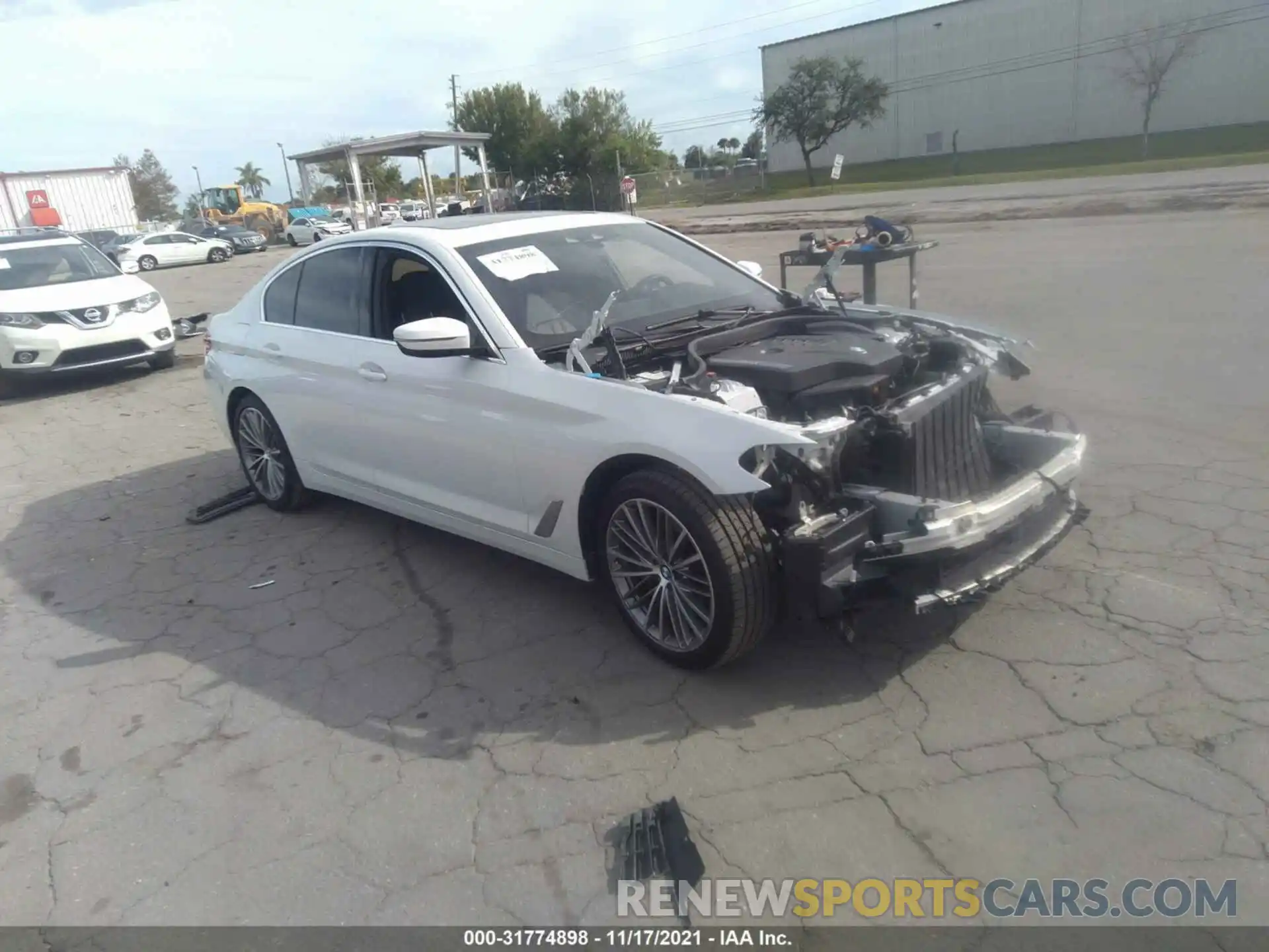 1 Photograph of a damaged car WBAJR7C0XLBP96437 BMW 5 SERIES 2020