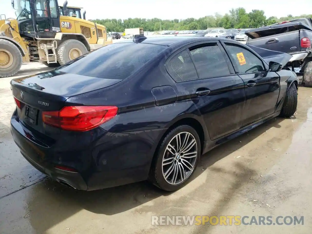 4 Фотография поврежденного автомобиля WBAJR7C0XLWW65811 BMW 5 SERIES 2020