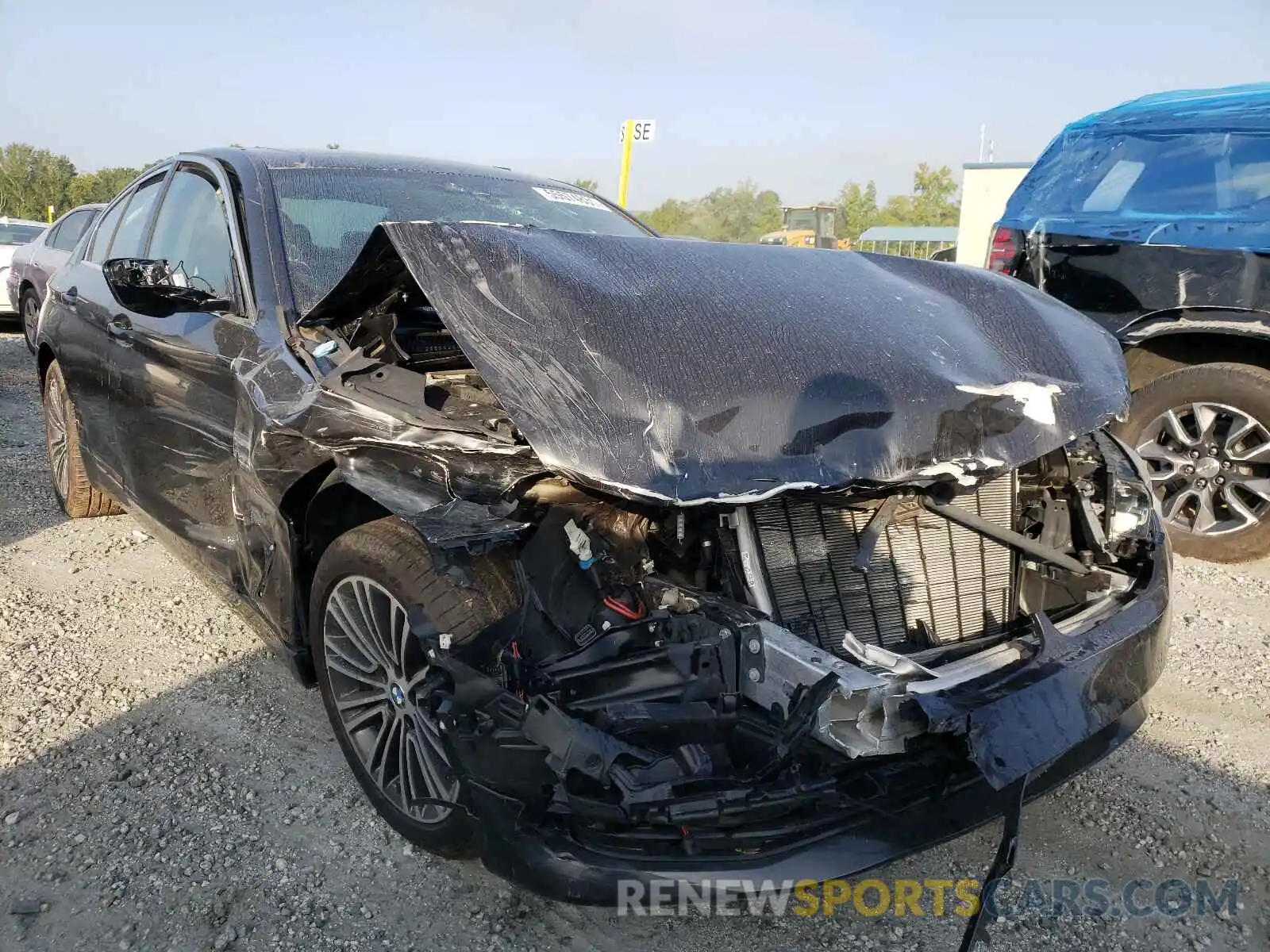 1 Photograph of a damaged car WBAJS1C00LCD94845 BMW 5 SERIES 2020