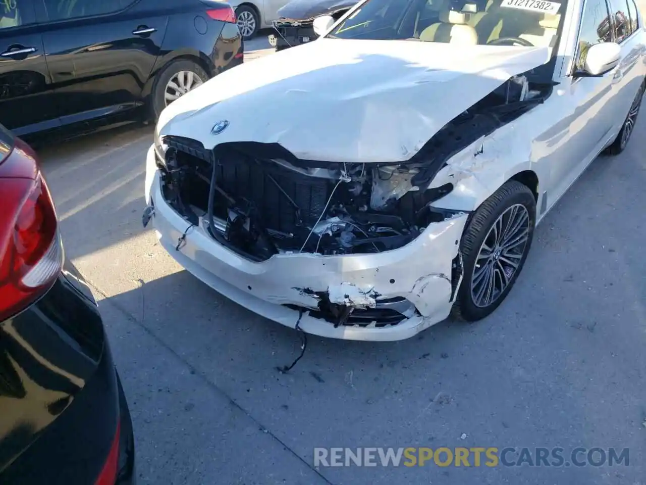 9 Photograph of a damaged car WBAJS1C01LWW81946 BMW 5 SERIES 2020