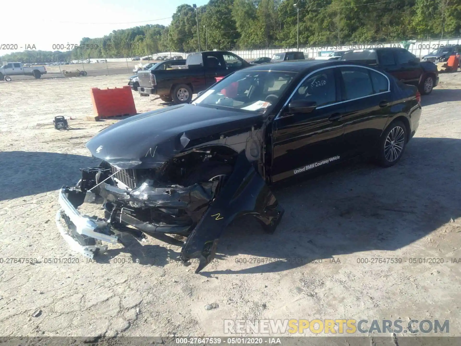 2 Photograph of a damaged car WBAJS1C02LWW64086 BMW 5 SERIES 2020