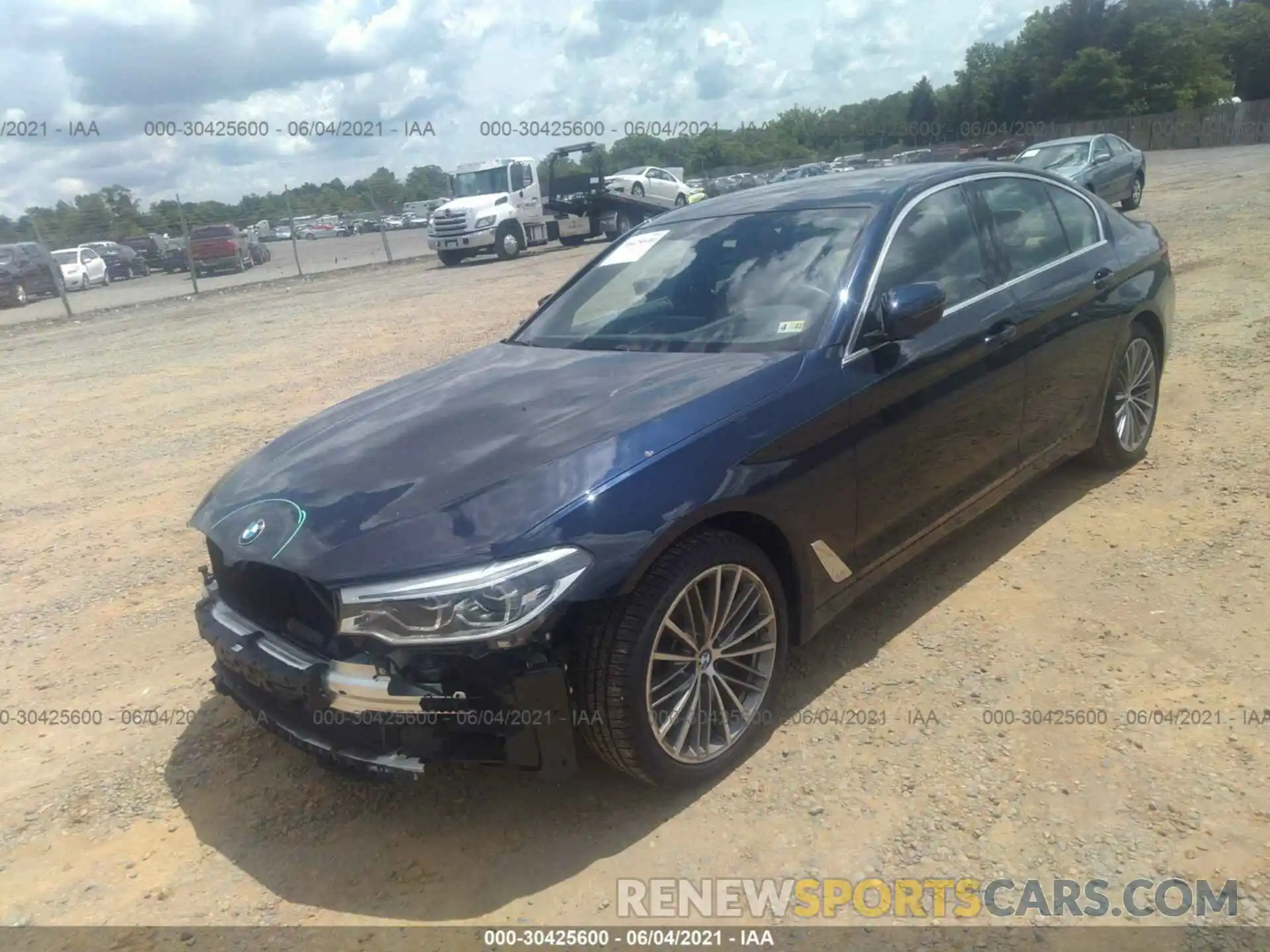 2 Photograph of a damaged car WBAJS1C02LWW81597 BMW 5 SERIES 2020