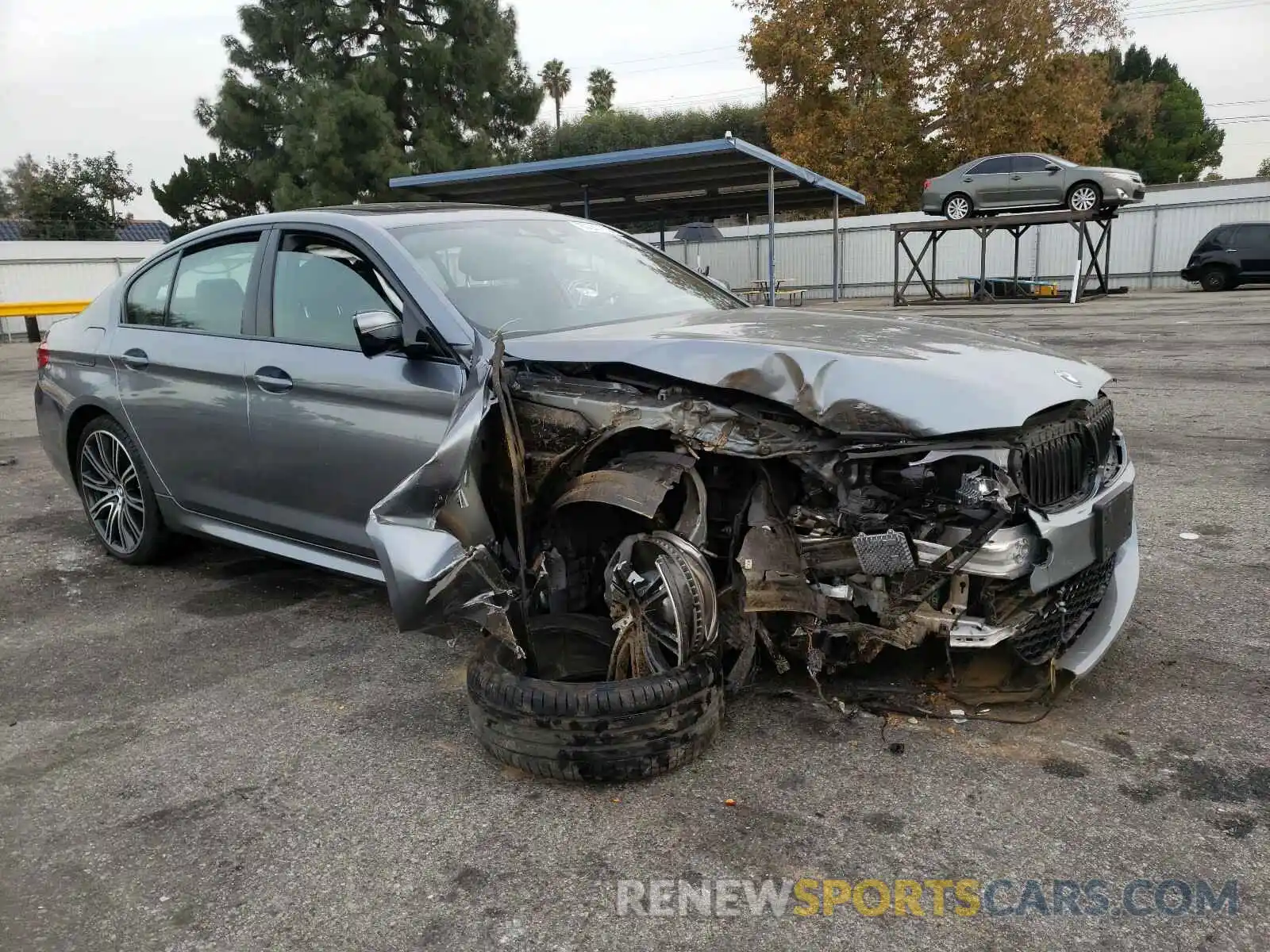 1 Photograph of a damaged car WBAJS1C03LCD68823 BMW 5 SERIES 2020