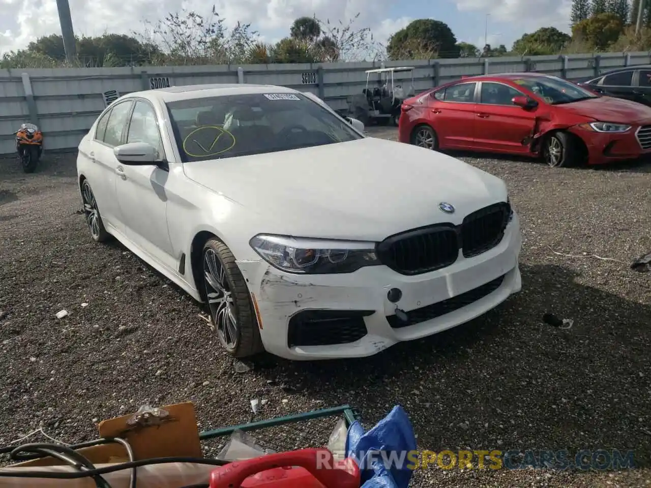 1 Photograph of a damaged car WBAJS1C04LCD65168 BMW 5 SERIES 2020