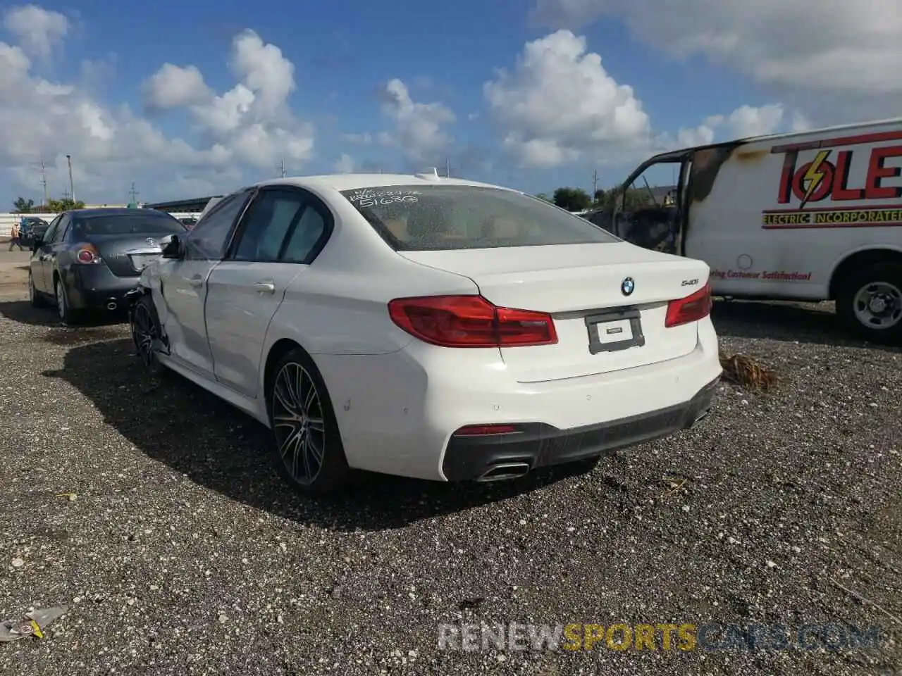 3 Photograph of a damaged car WBAJS1C04LCD65168 BMW 5 SERIES 2020