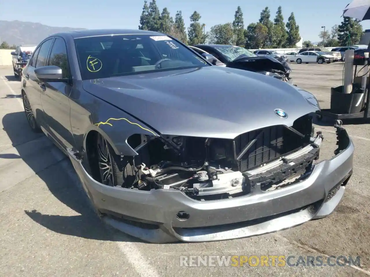 1 Photograph of a damaged car WBAJS1C05LCD74350 BMW 5 SERIES 2020