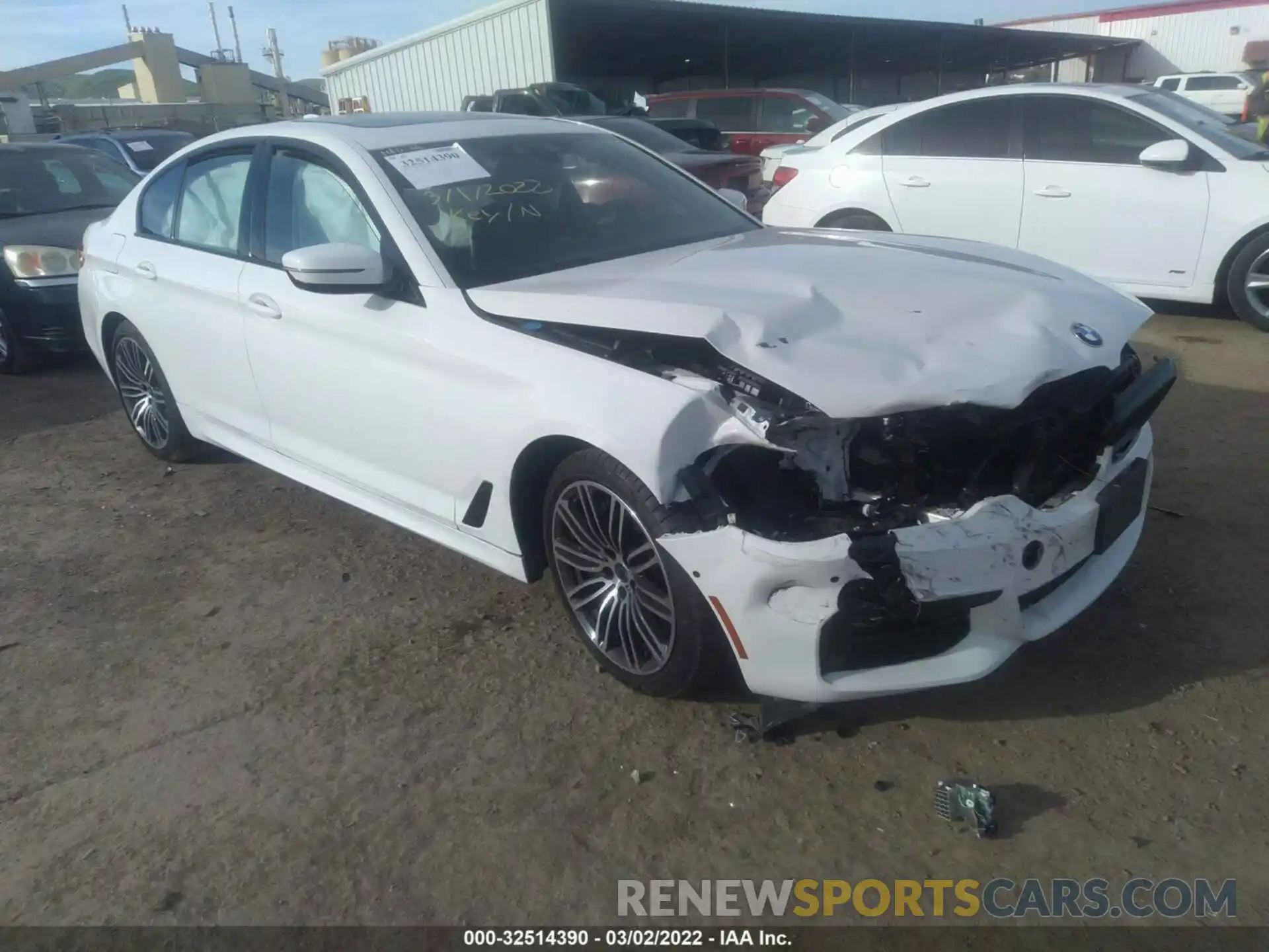 1 Photograph of a damaged car WBAJS1C05LCE42503 BMW 5 SERIES 2020