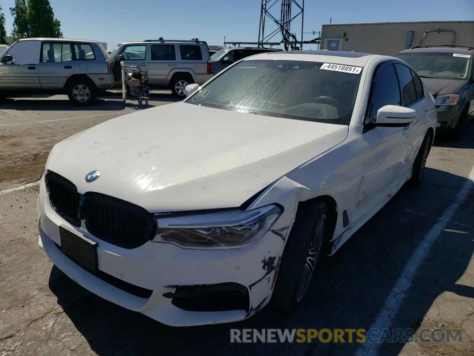 2 Photograph of a damaged car WBAJS1C06LWW65094 BMW 5 SERIES 2020