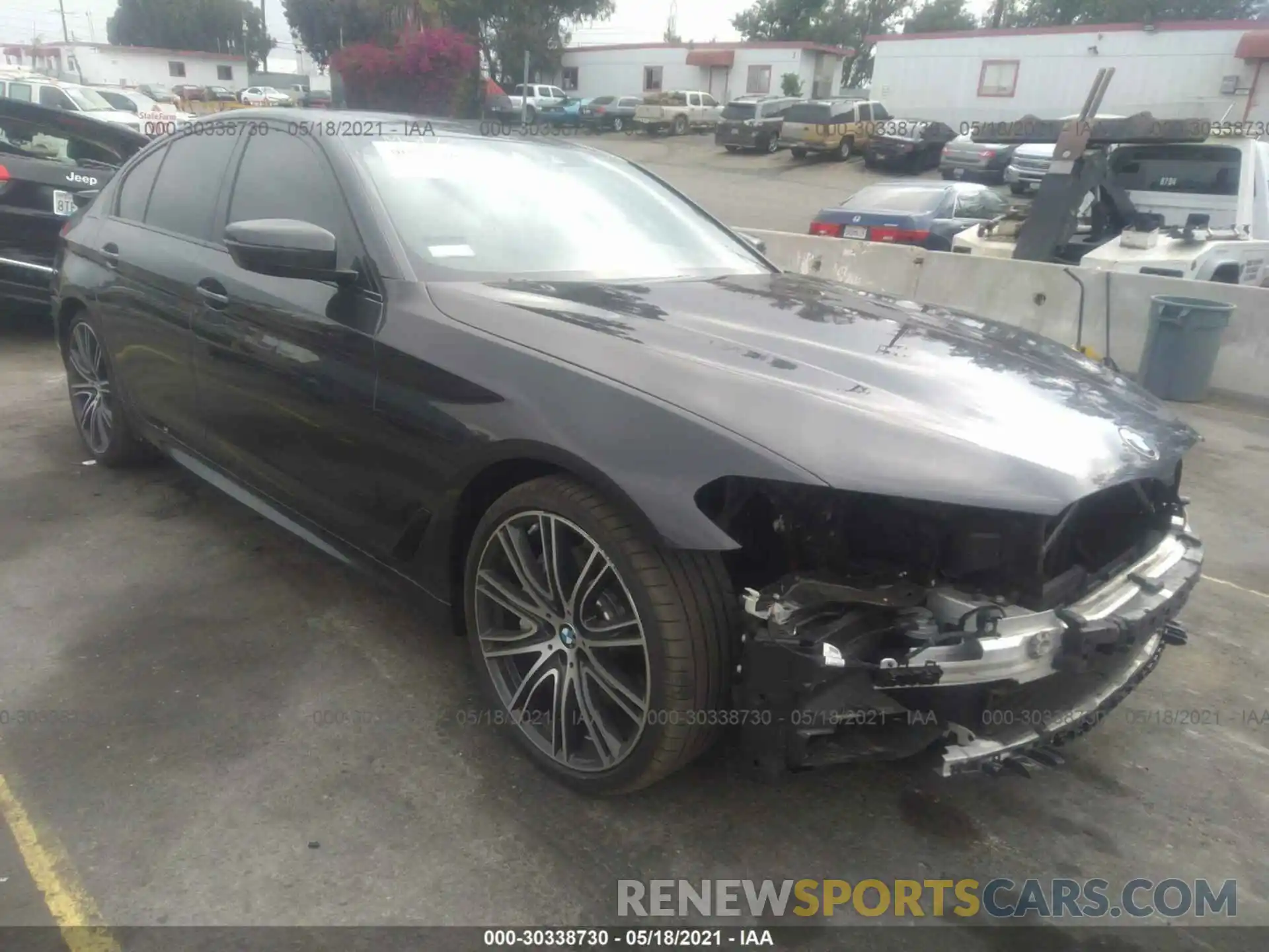 1 Фотография поврежденного автомобиля WBAJS1C07LCE67032 BMW 5 SERIES 2020
