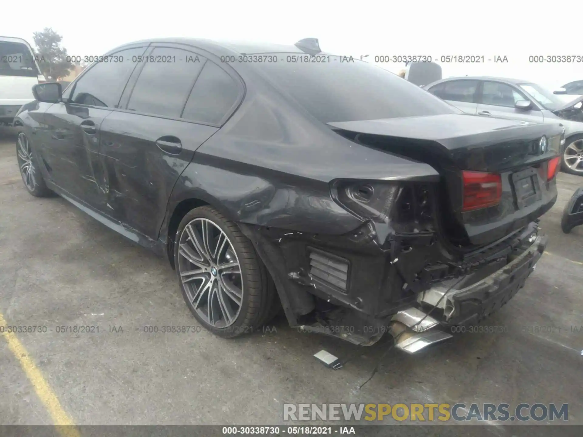 3 Photograph of a damaged car WBAJS1C07LCE67032 BMW 5 SERIES 2020