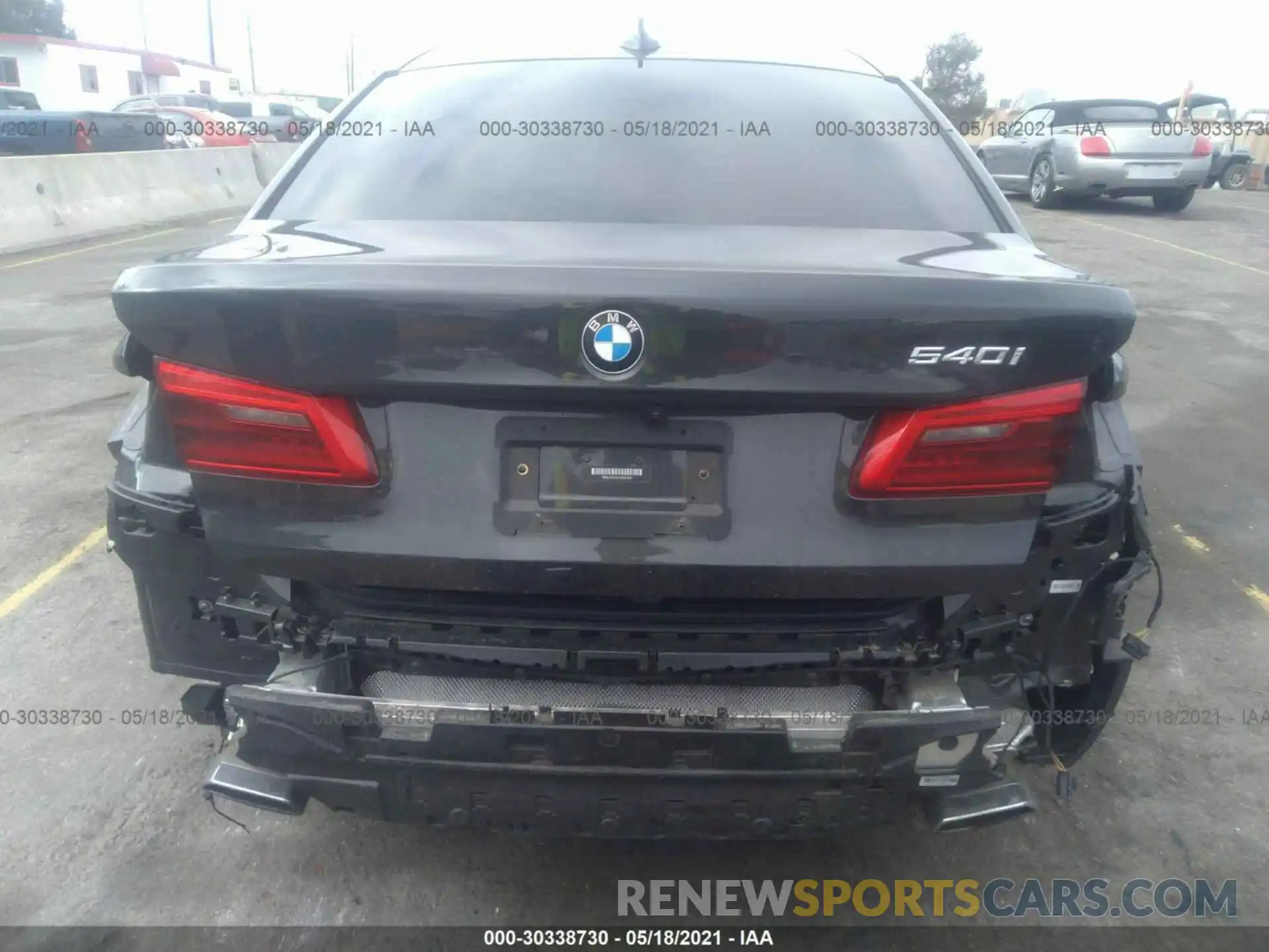 6 Фотография поврежденного автомобиля WBAJS1C07LCE67032 BMW 5 SERIES 2020